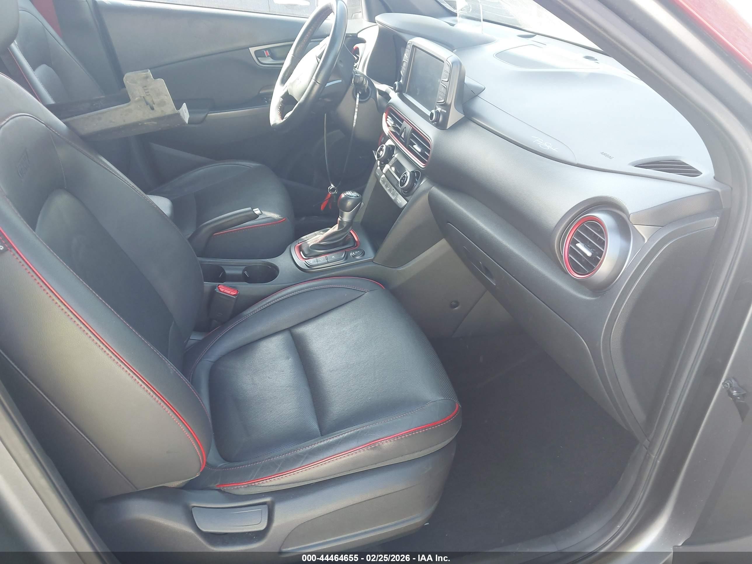 2019 Hyundai Kona Iron Man Серый vin: KM8K5CA55KU303532