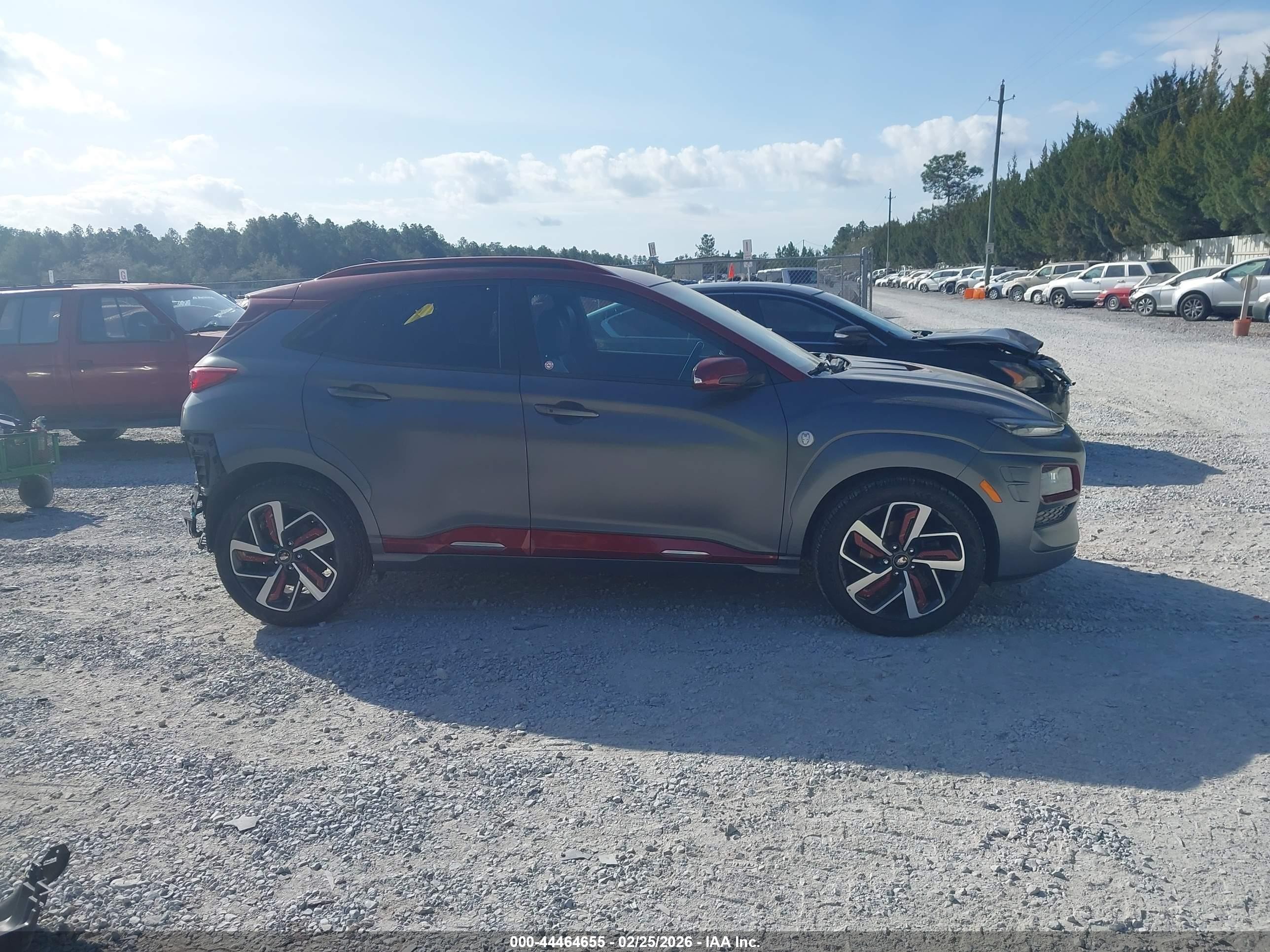 2019 Hyundai Kona Iron Man Серый vin: KM8K5CA55KU303532