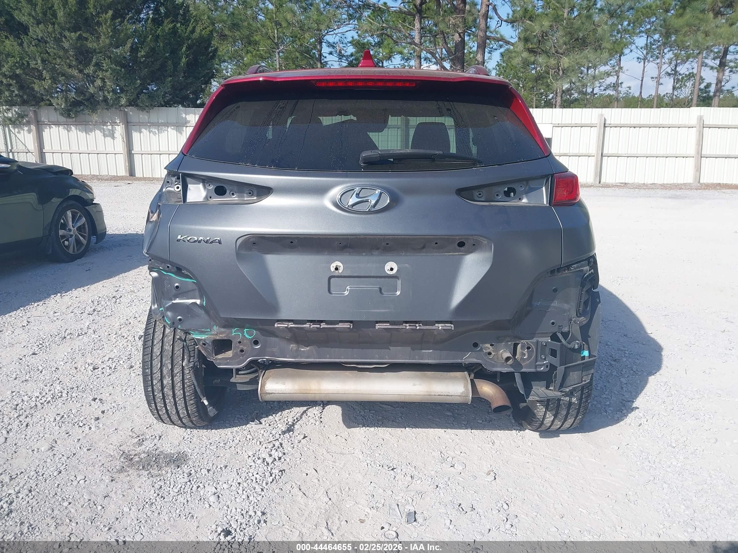 2019 Hyundai Kona Iron Man Серый vin: KM8K5CA55KU303532