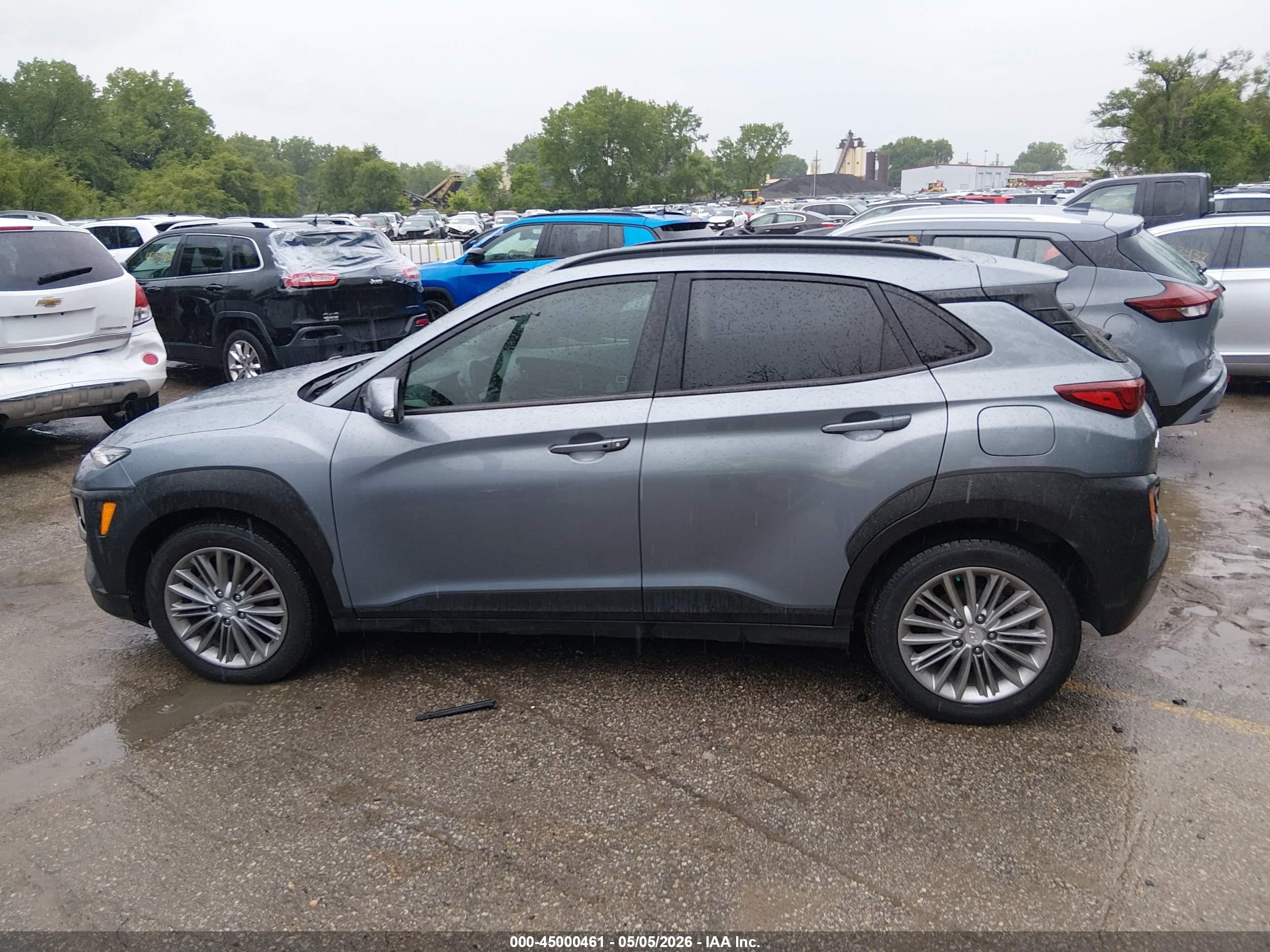 2018 Hyundai Kona Sel Серый vin: KM8K62AA0JU177762