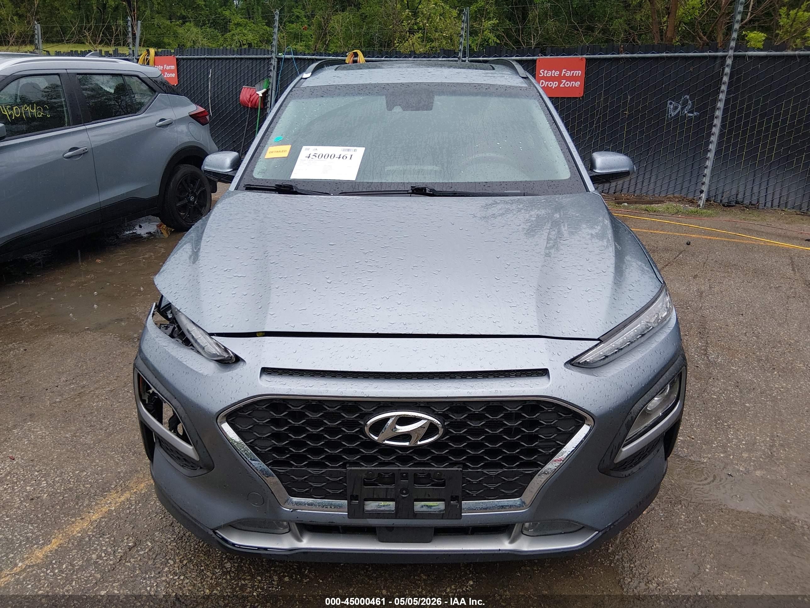 2018 Hyundai Kona Sel Серый vin: KM8K62AA0JU177762