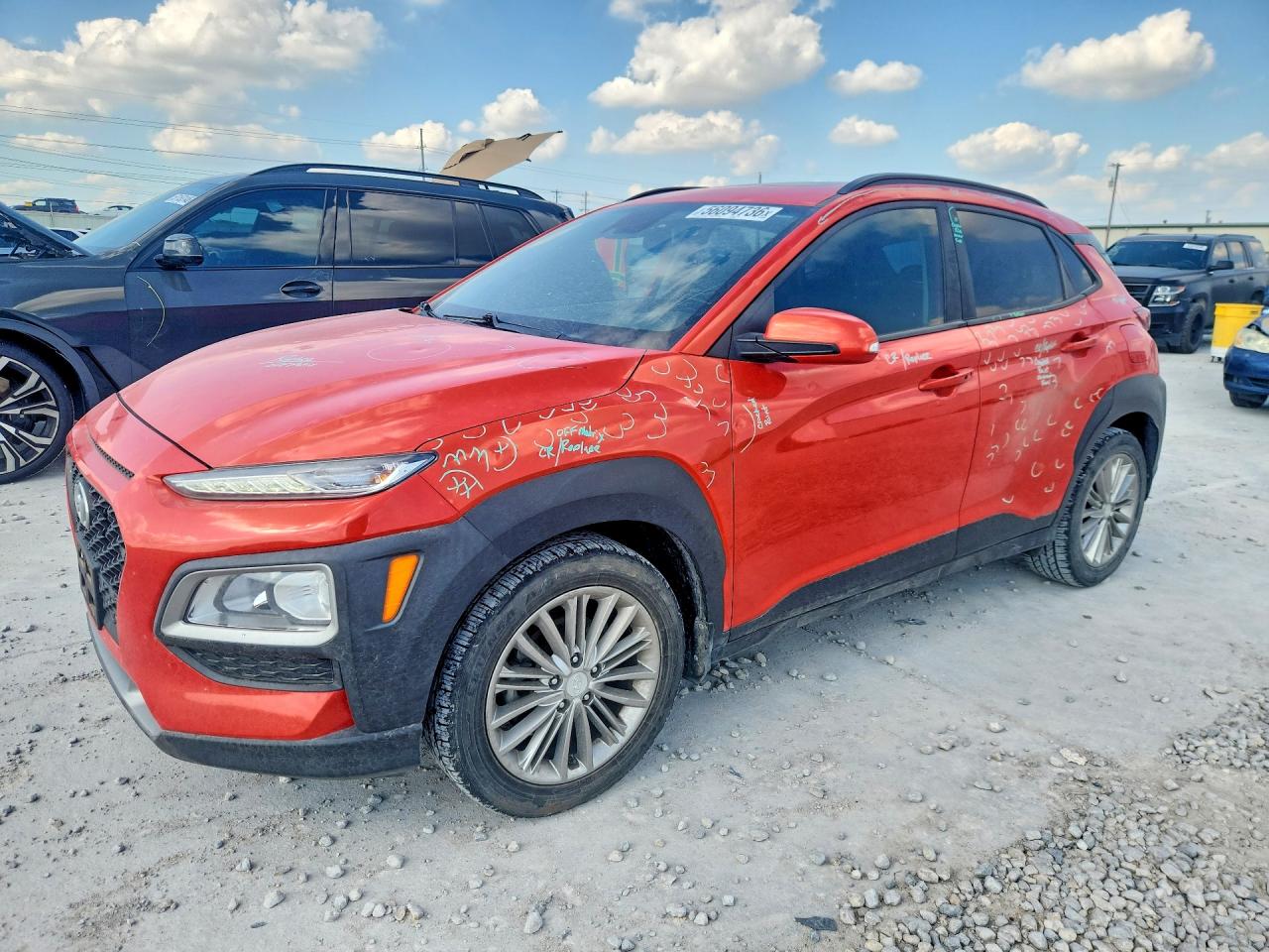 2019 Hyundai Kona Sel Orange vin: KM8K62AA0KU239579