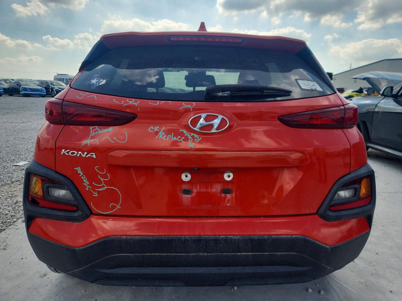 2019 Hyundai Kona Sel Orange vin: KM8K62AA0KU239579