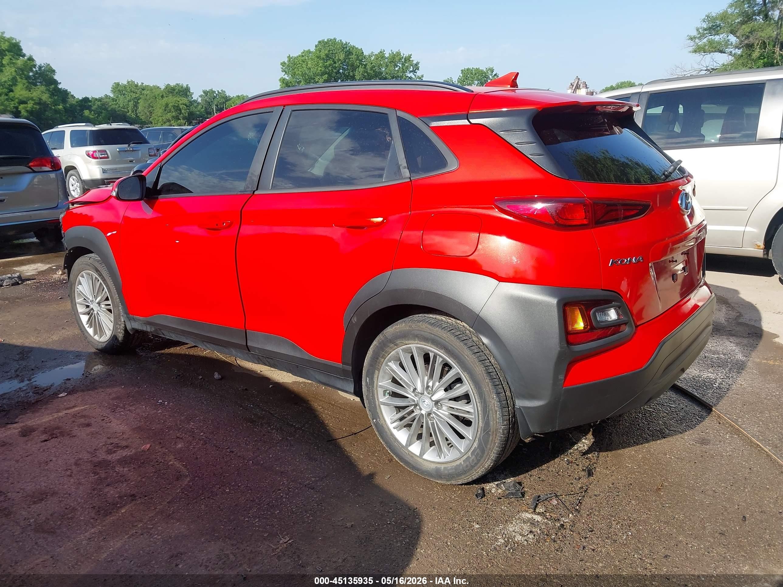 2019 Hyundai Kona Sel Оранжевый vin: KM8K62AA0KU286305