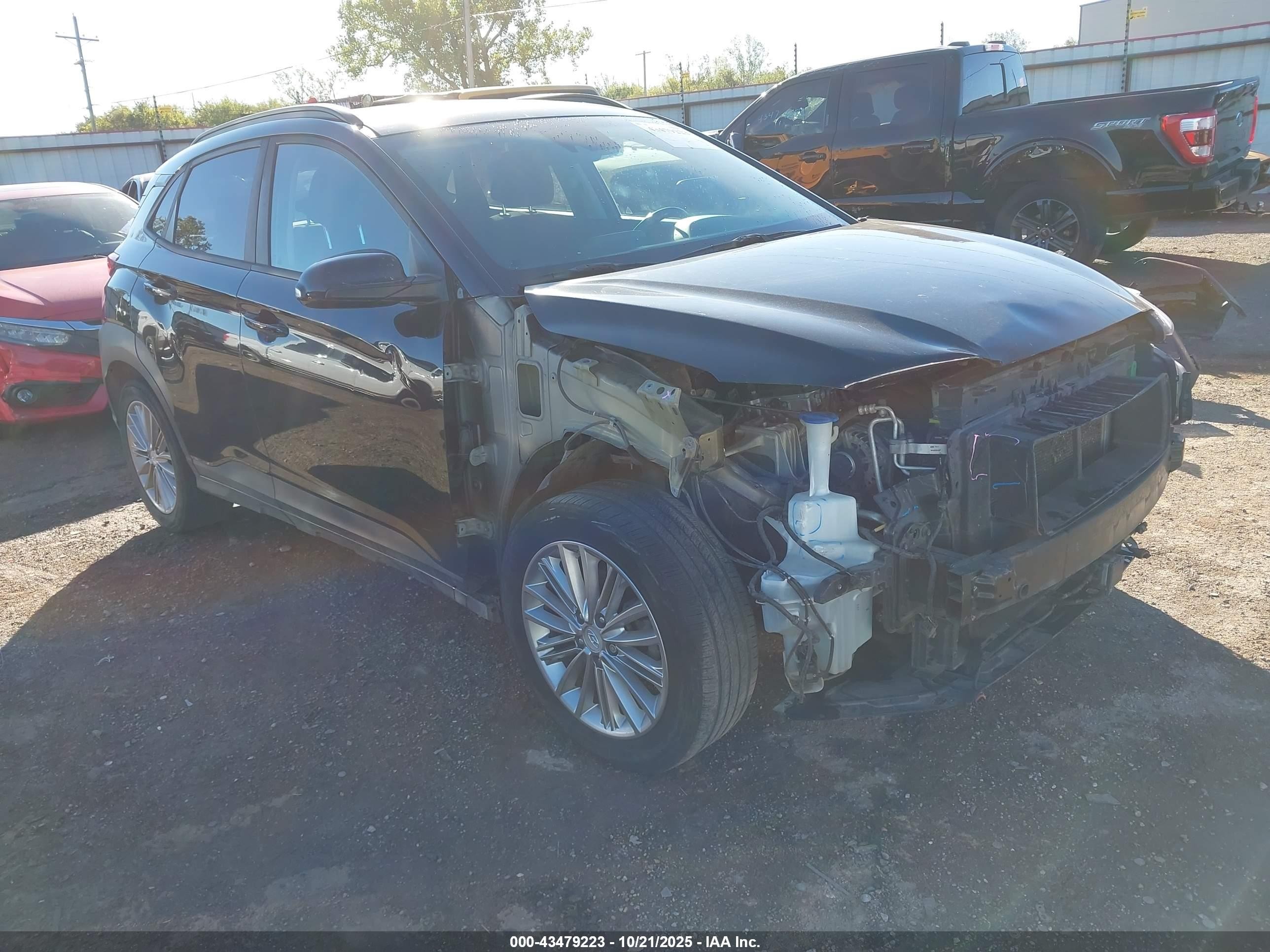 2018 Hyundai Kona Sel Черный vin: KM8K62AA3JU163399