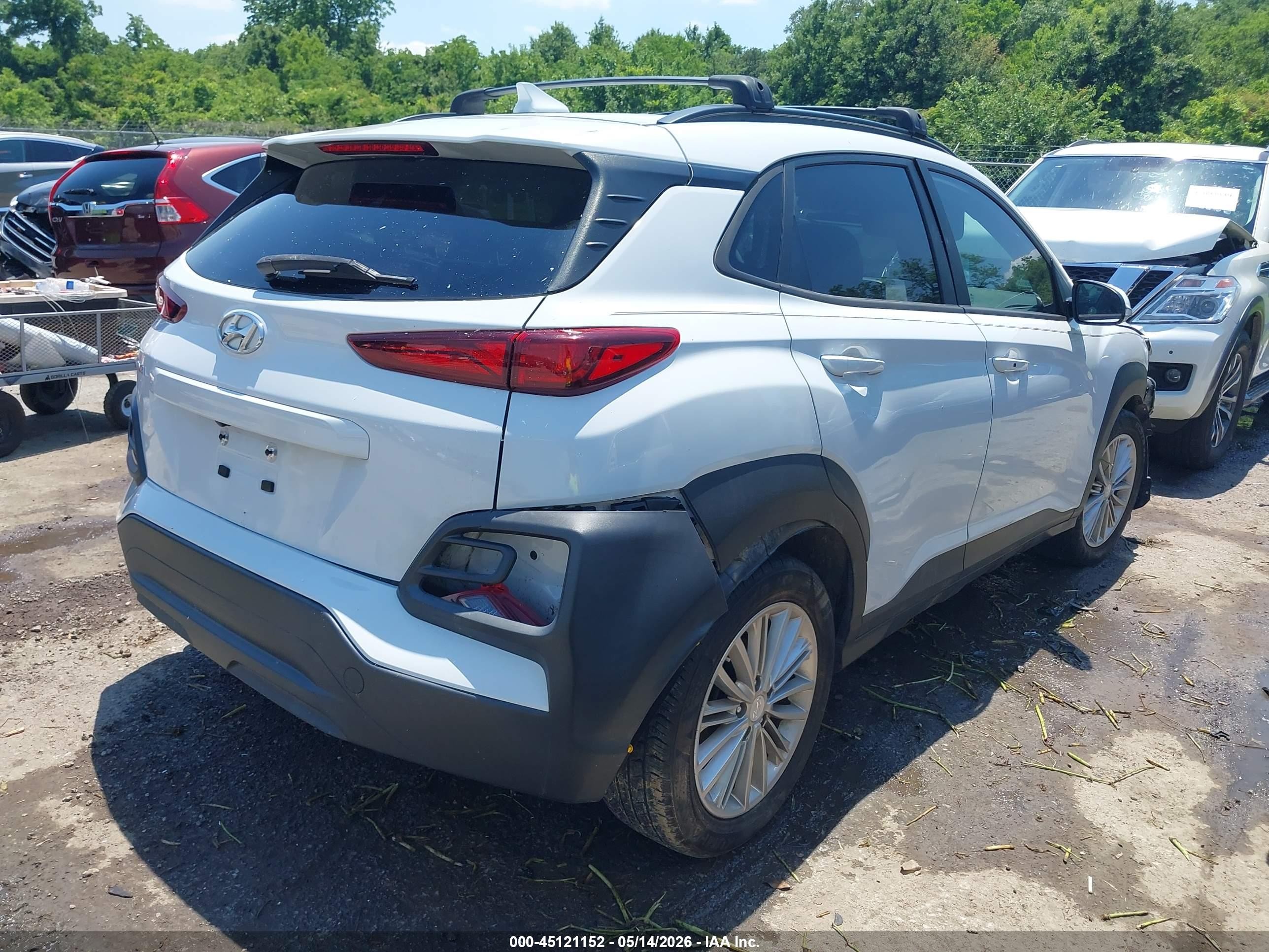 2020 Hyundai Kona Sel Plus White vin: KM8K62AA6LU483173