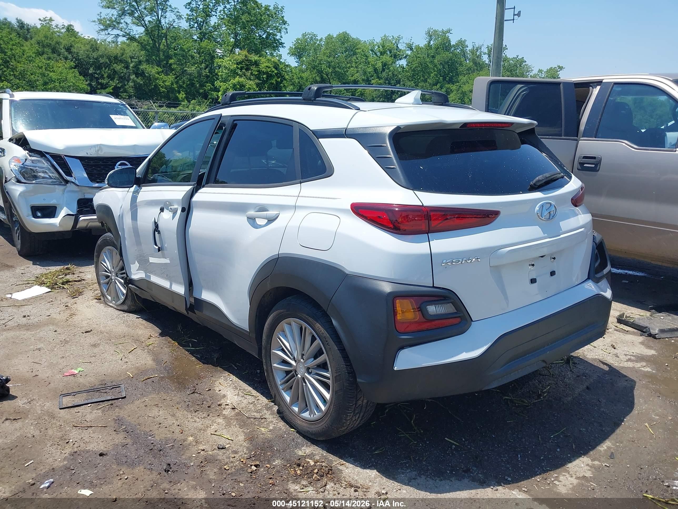 2020 Hyundai Kona Sel Plus White vin: KM8K62AA6LU483173