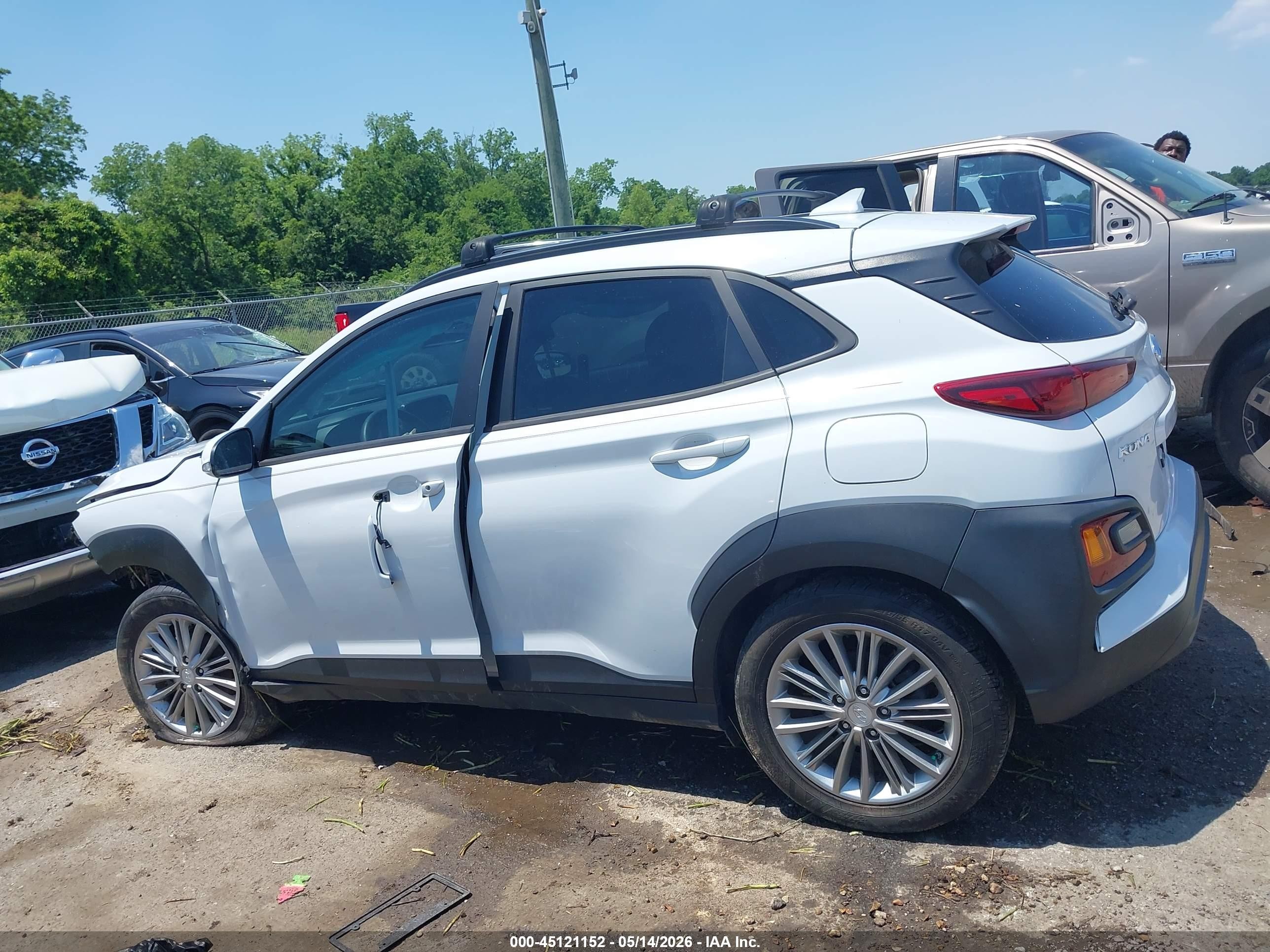 2020 Hyundai Kona Sel Plus White vin: KM8K62AA6LU483173
