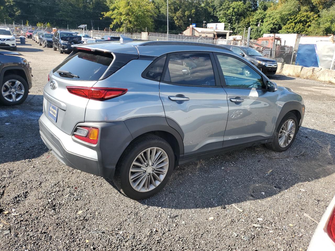 2021 Hyundai Kona Sel Plus Синий vin: KM8K62AA6MU611185