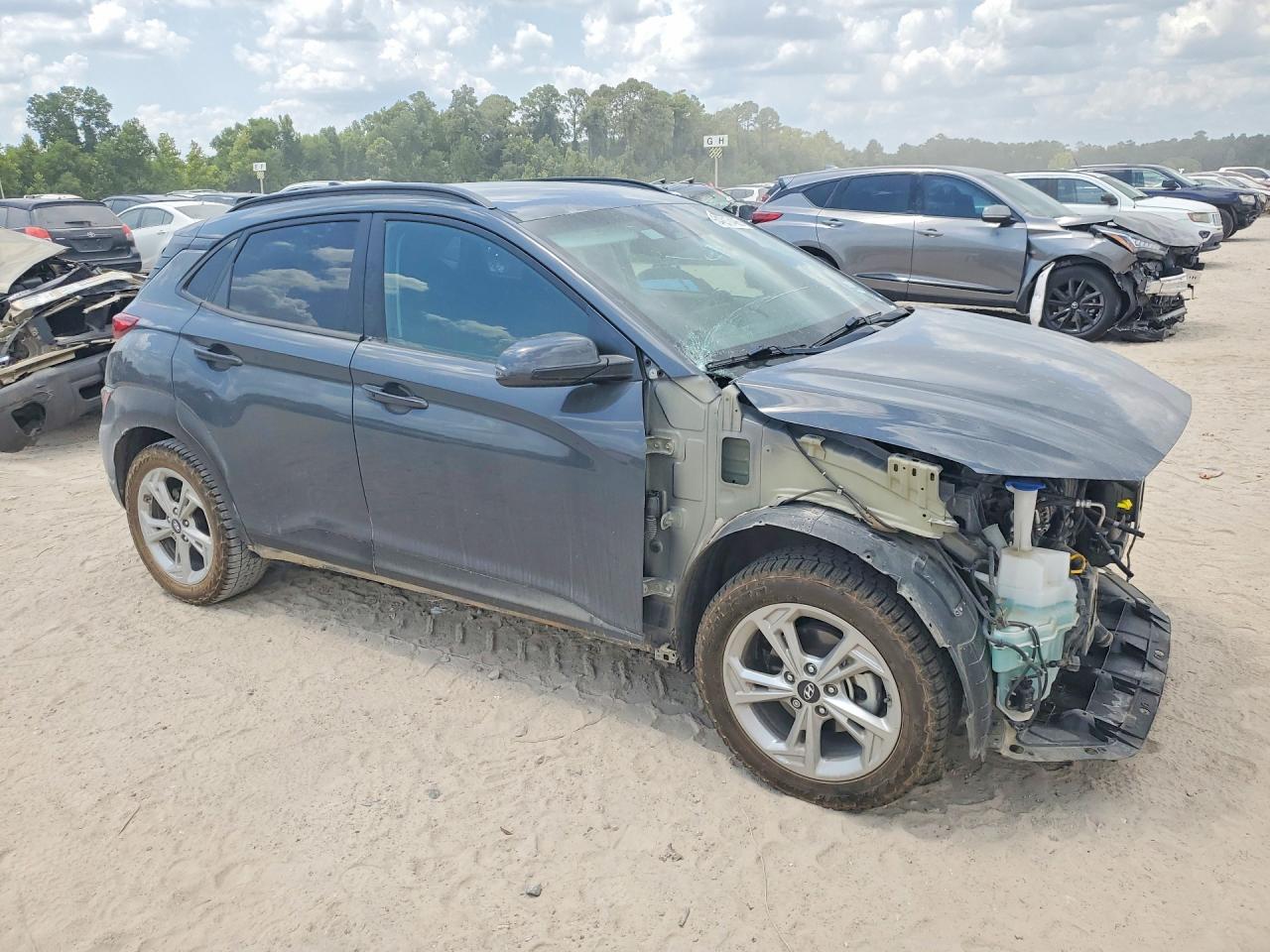 2023 Hyundai Kona Sel Gray vin: KM8K62AB0PU986549