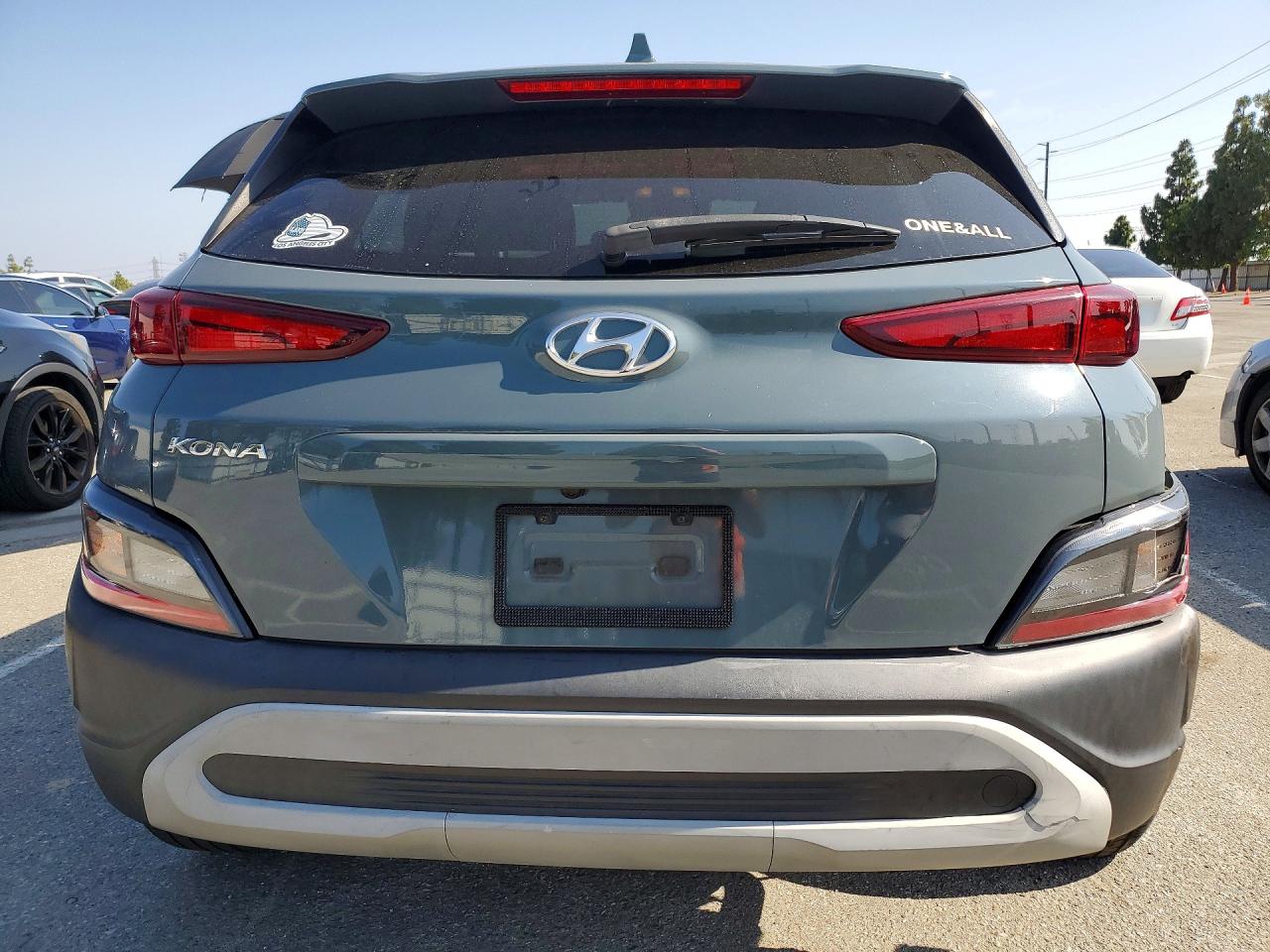 2022 Hyundai Kona Sel Teal vin: KM8K62AB2NU811474