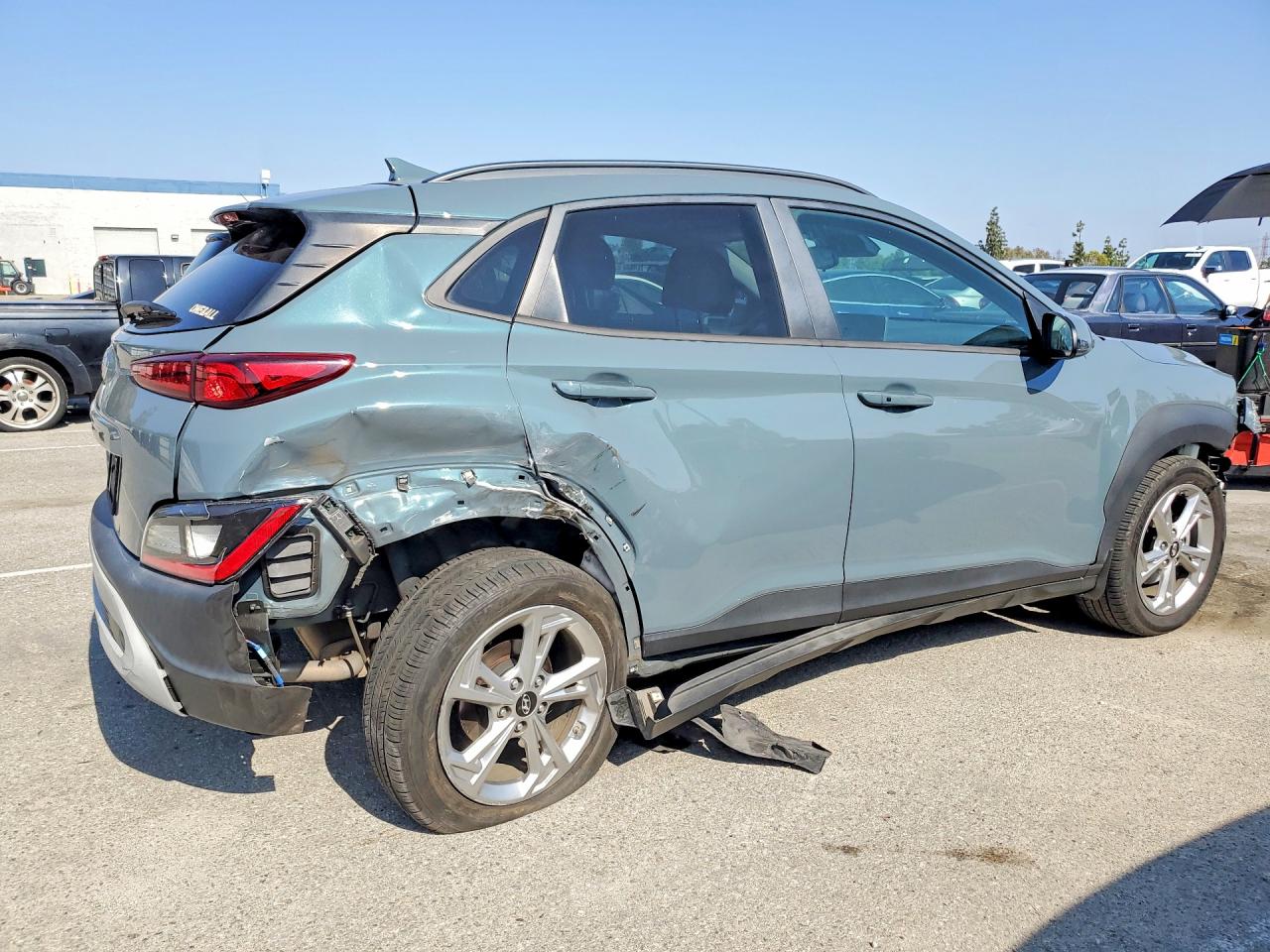 2022 Hyundai Kona Sel Teal vin: KM8K62AB2NU811474