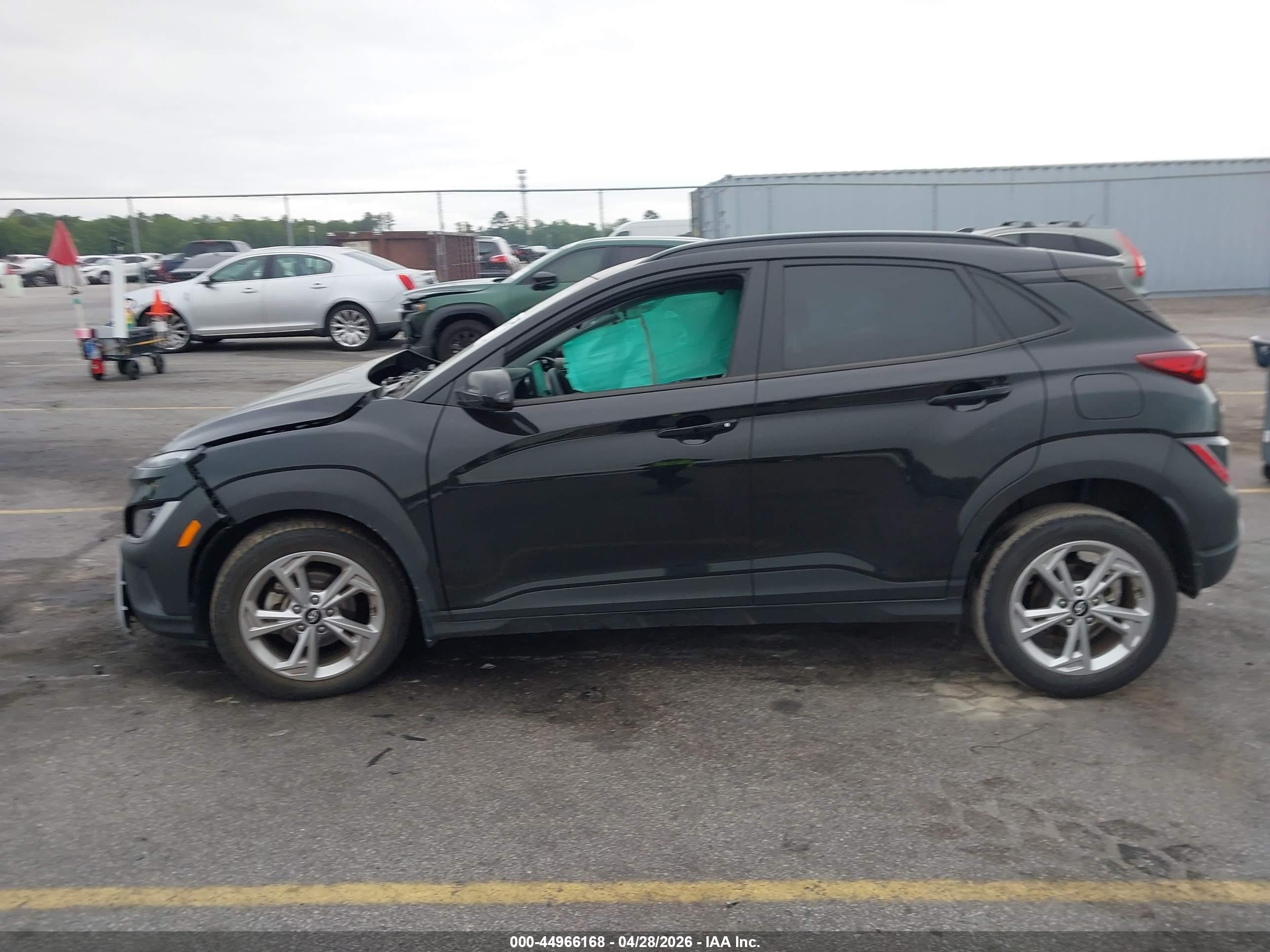 2022 Hyundai Kona Sel Черный vin: KM8K62AB2NU898910