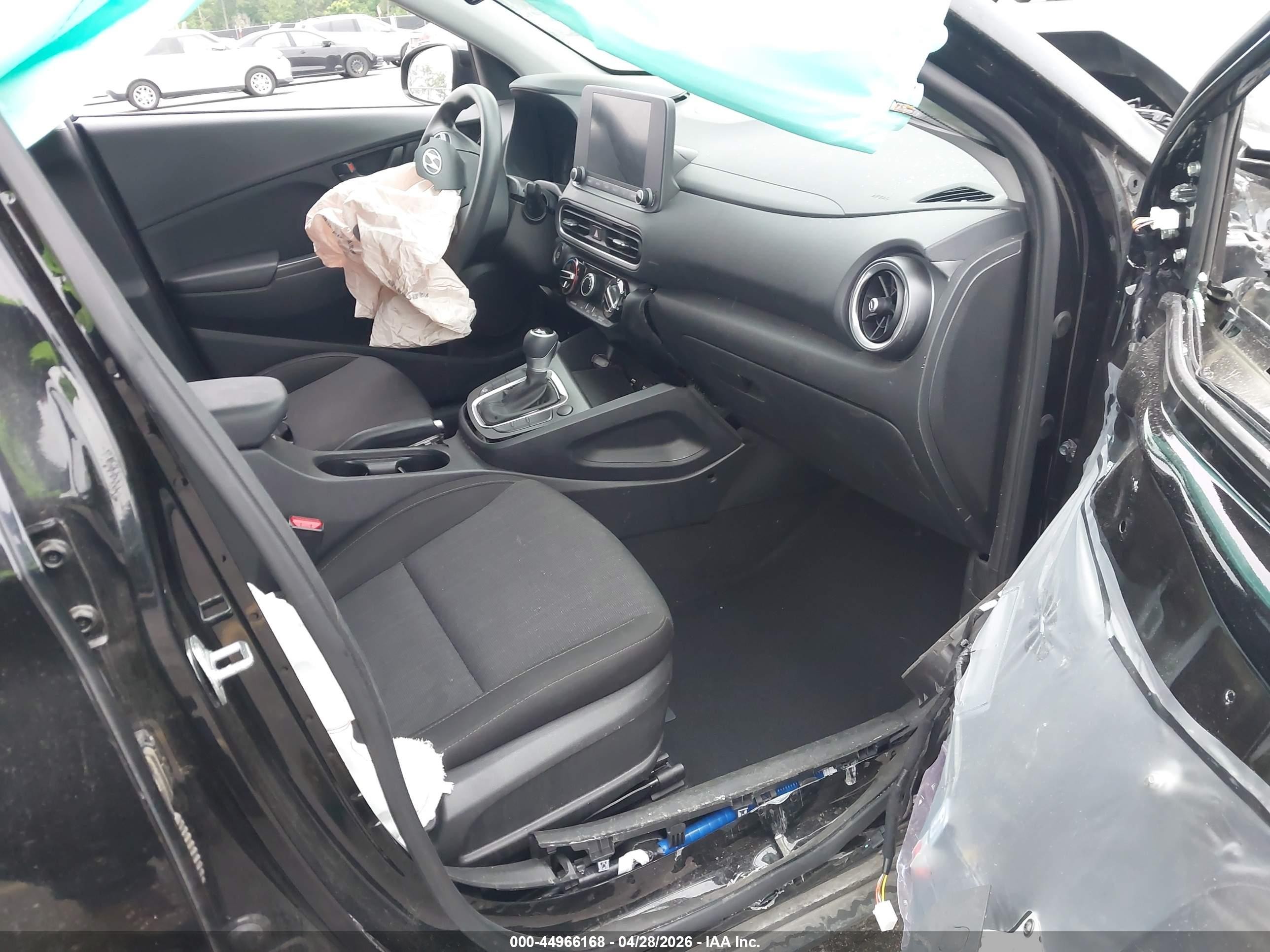 2022 Hyundai Kona Sel Черный vin: KM8K62AB2NU898910