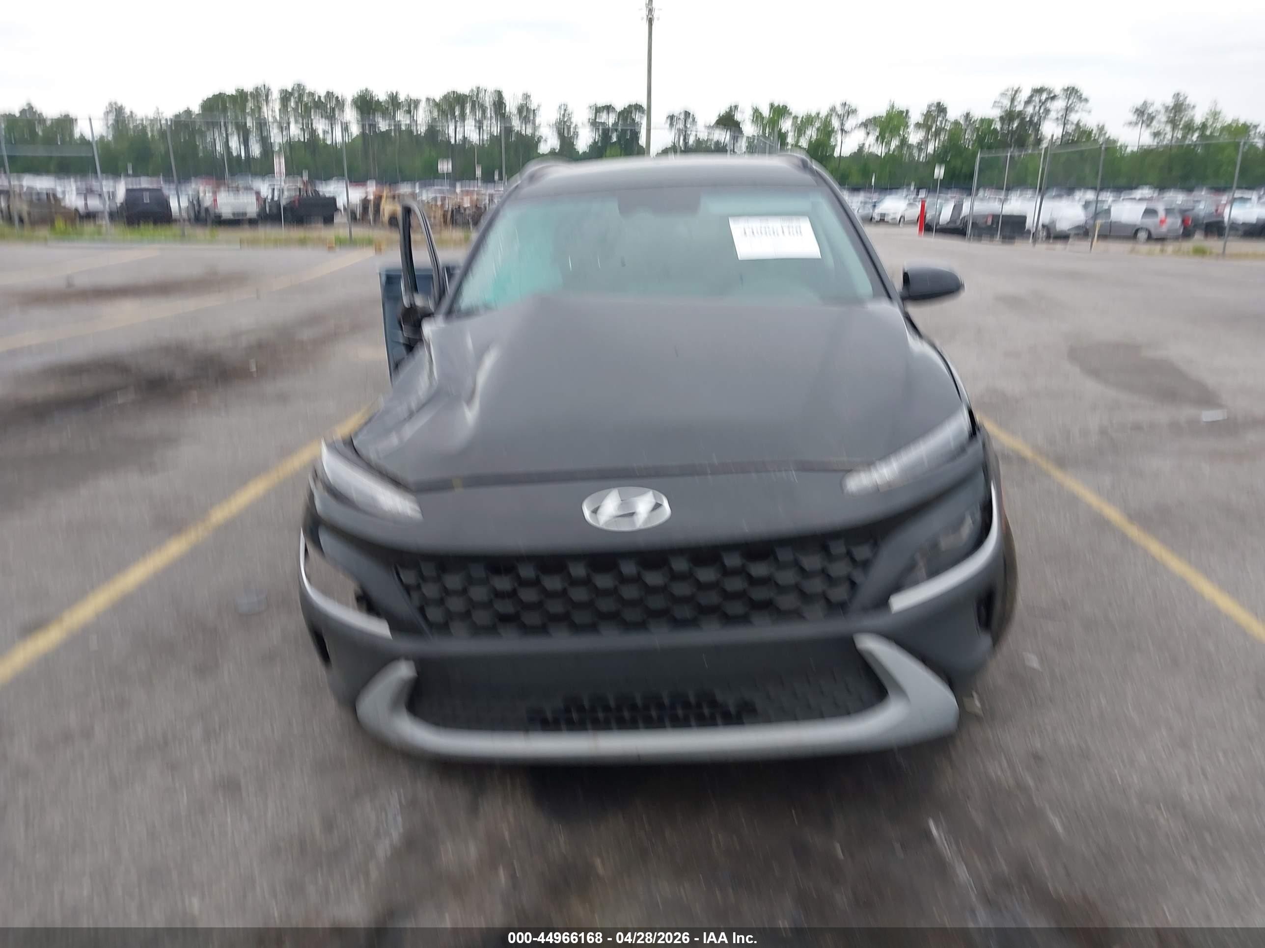 2022 Hyundai Kona Sel Черный vin: KM8K62AB2NU898910