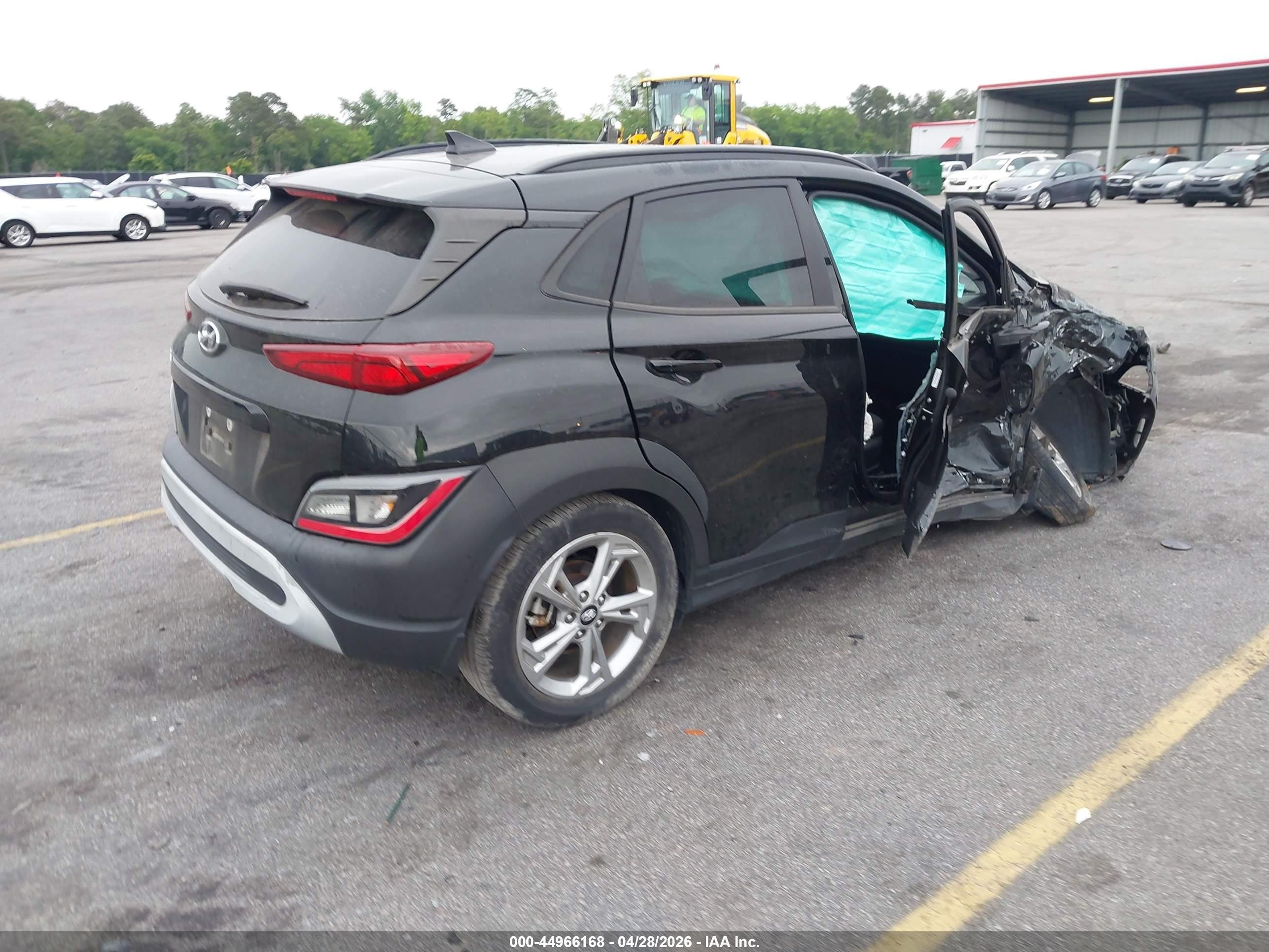 2022 Hyundai Kona Sel Черный vin: KM8K62AB2NU898910