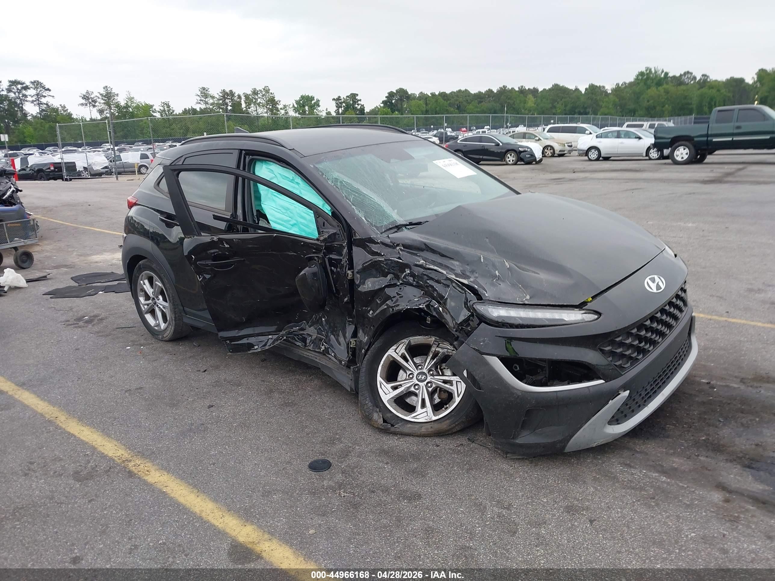 2022 Hyundai Kona Sel Black vin: KM8K62AB2NU898910