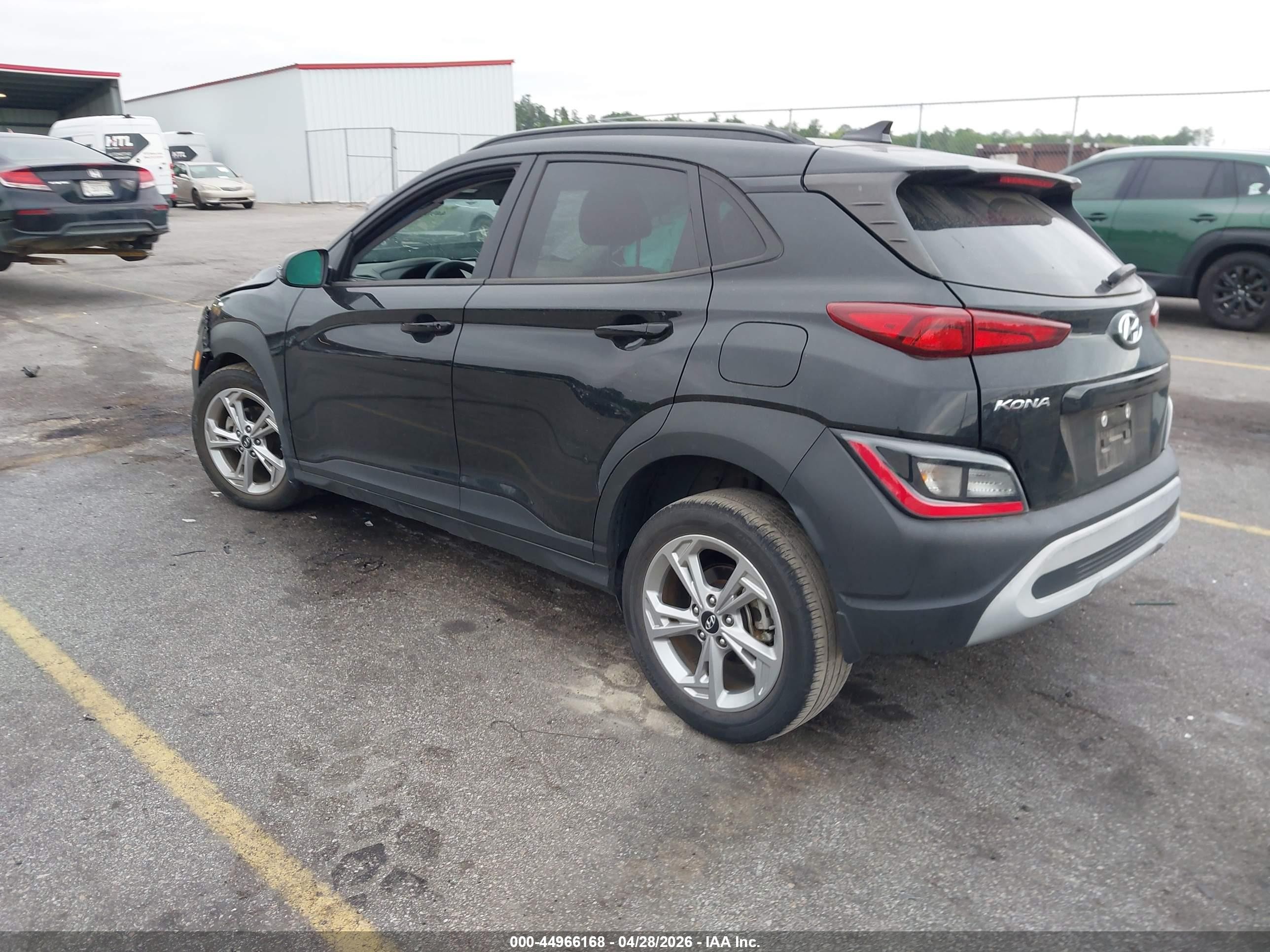 2022 Hyundai Kona Sel Черный vin: KM8K62AB2NU898910