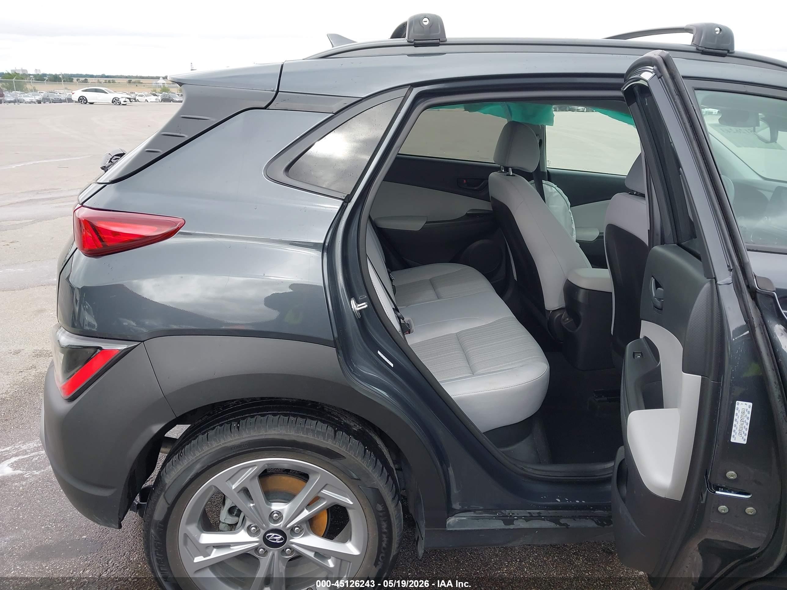 2023 Hyundai Kona Sel Gray vin: KM8K62AB7PU936487