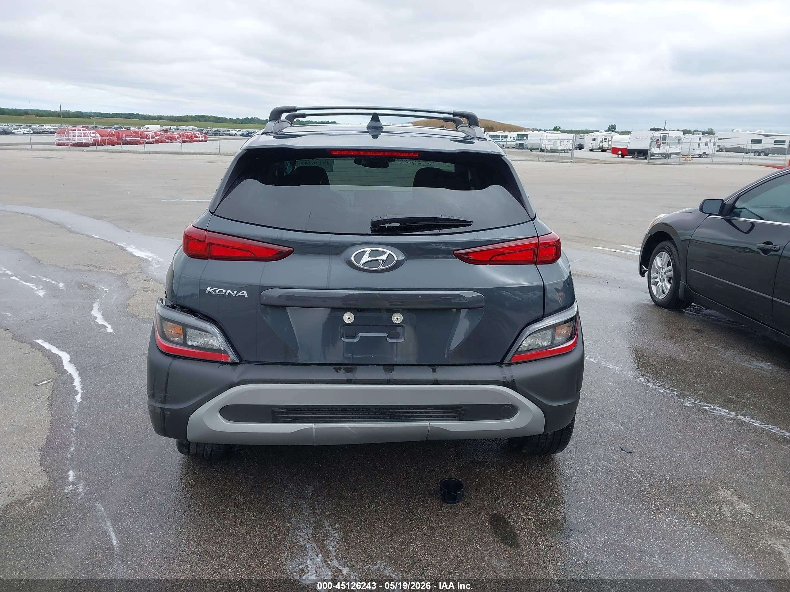 2023 Hyundai Kona Sel Gray vin: KM8K62AB7PU936487