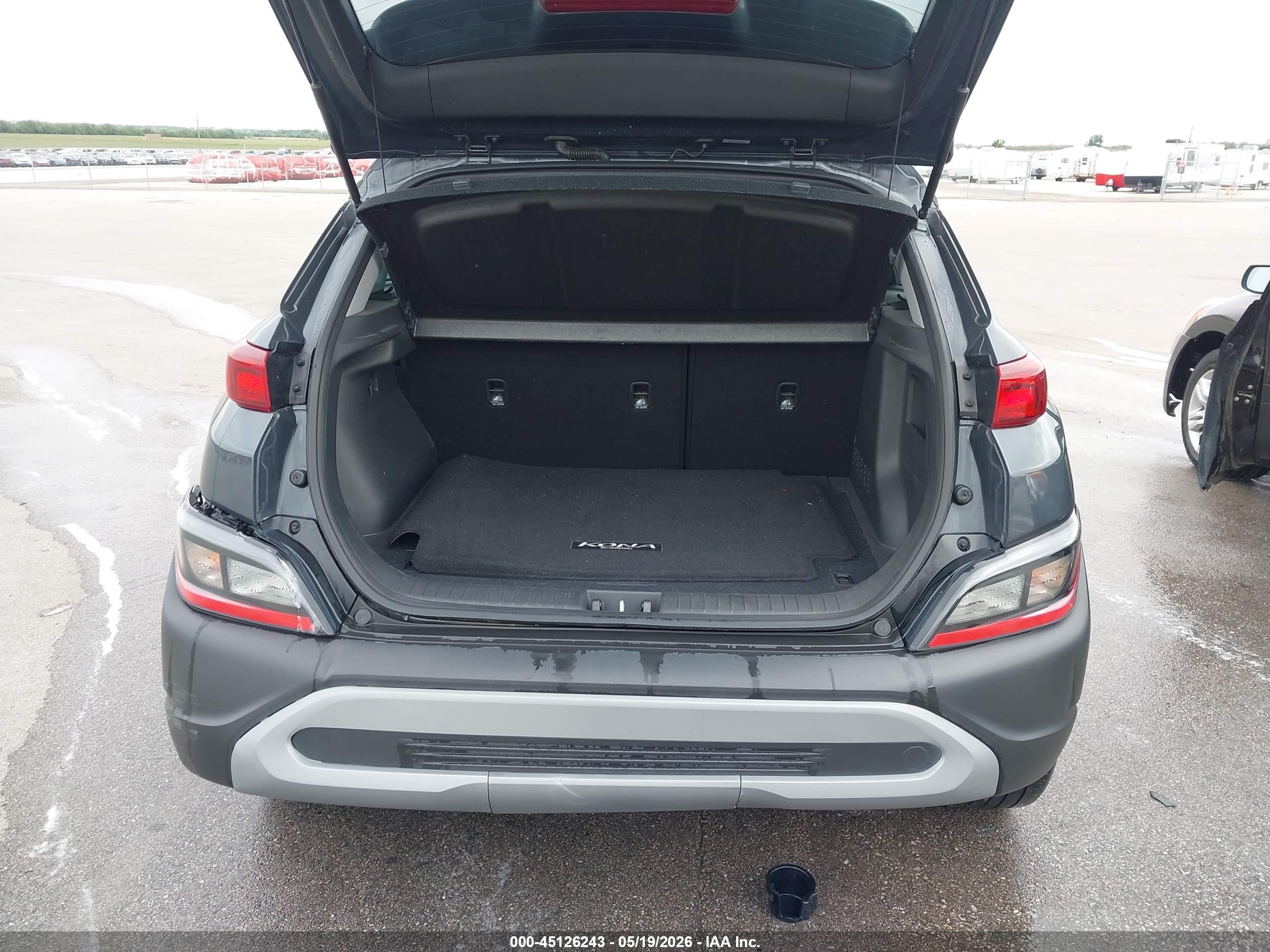 2023 Hyundai Kona Sel Gray vin: KM8K62AB7PU936487