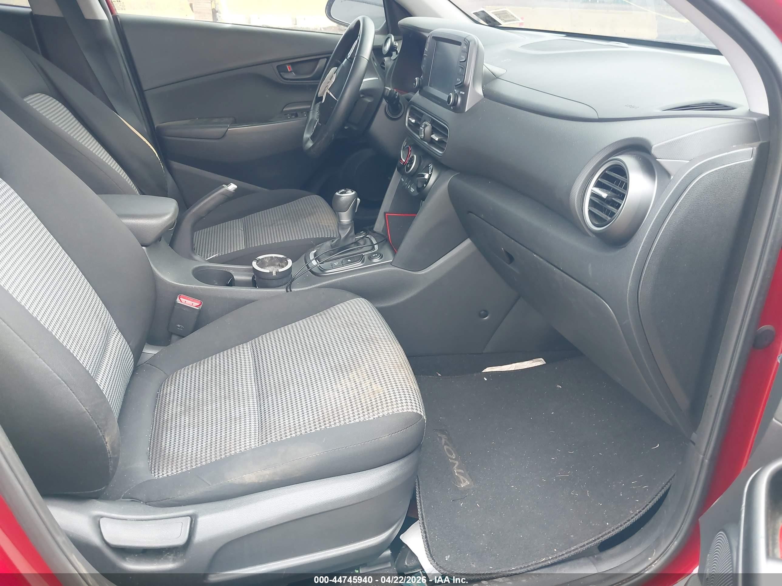 2019 Hyundai Kona Sel Красный vin: KM8K6CAA0KU336884