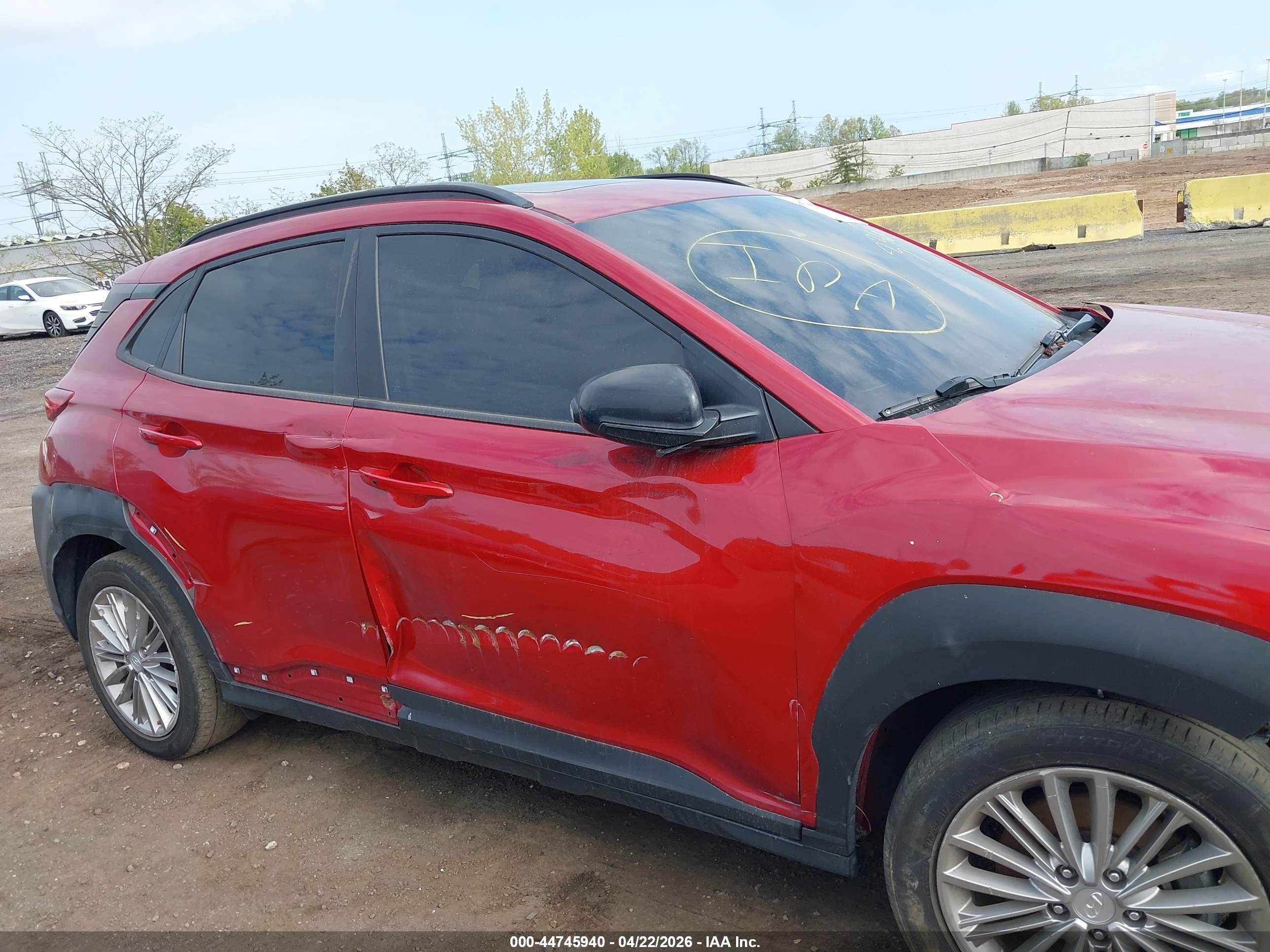 2019 Hyundai Kona Sel Красный vin: KM8K6CAA0KU336884