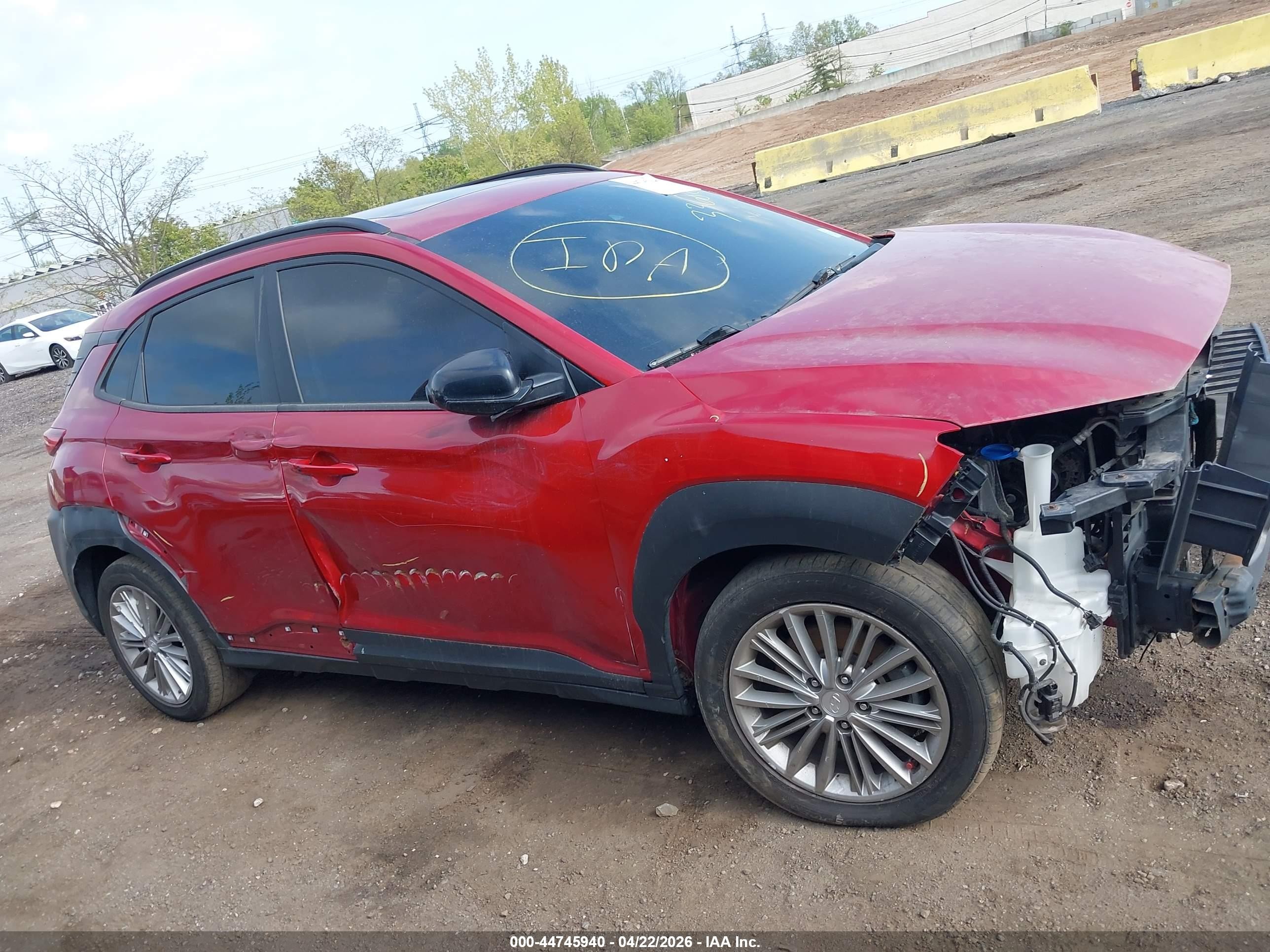 2019 Hyundai Kona Sel Красный vin: KM8K6CAA0KU336884