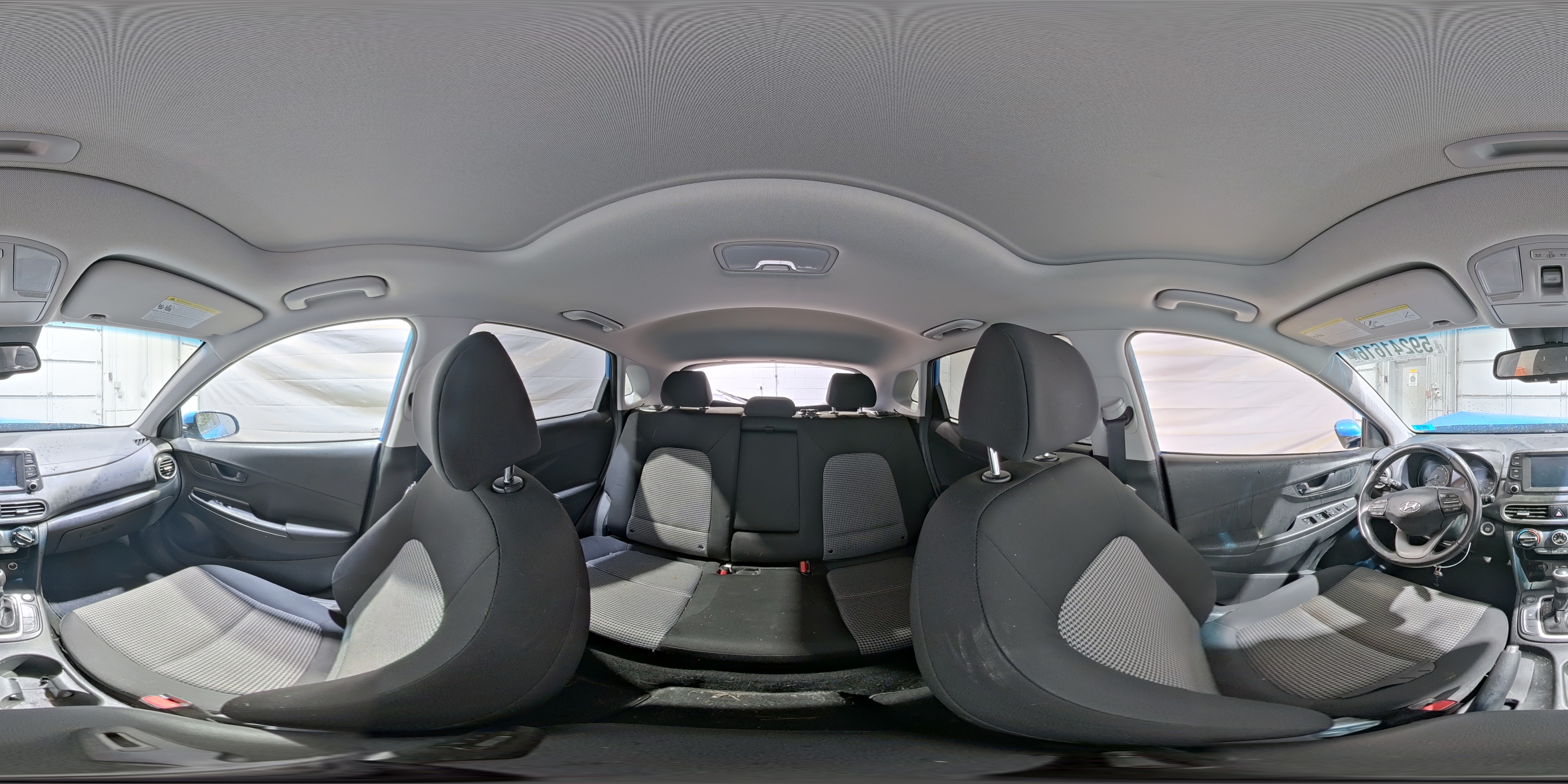 2019 Hyundai Kona Sel Blue vin: KM8K6CAA6KU351373