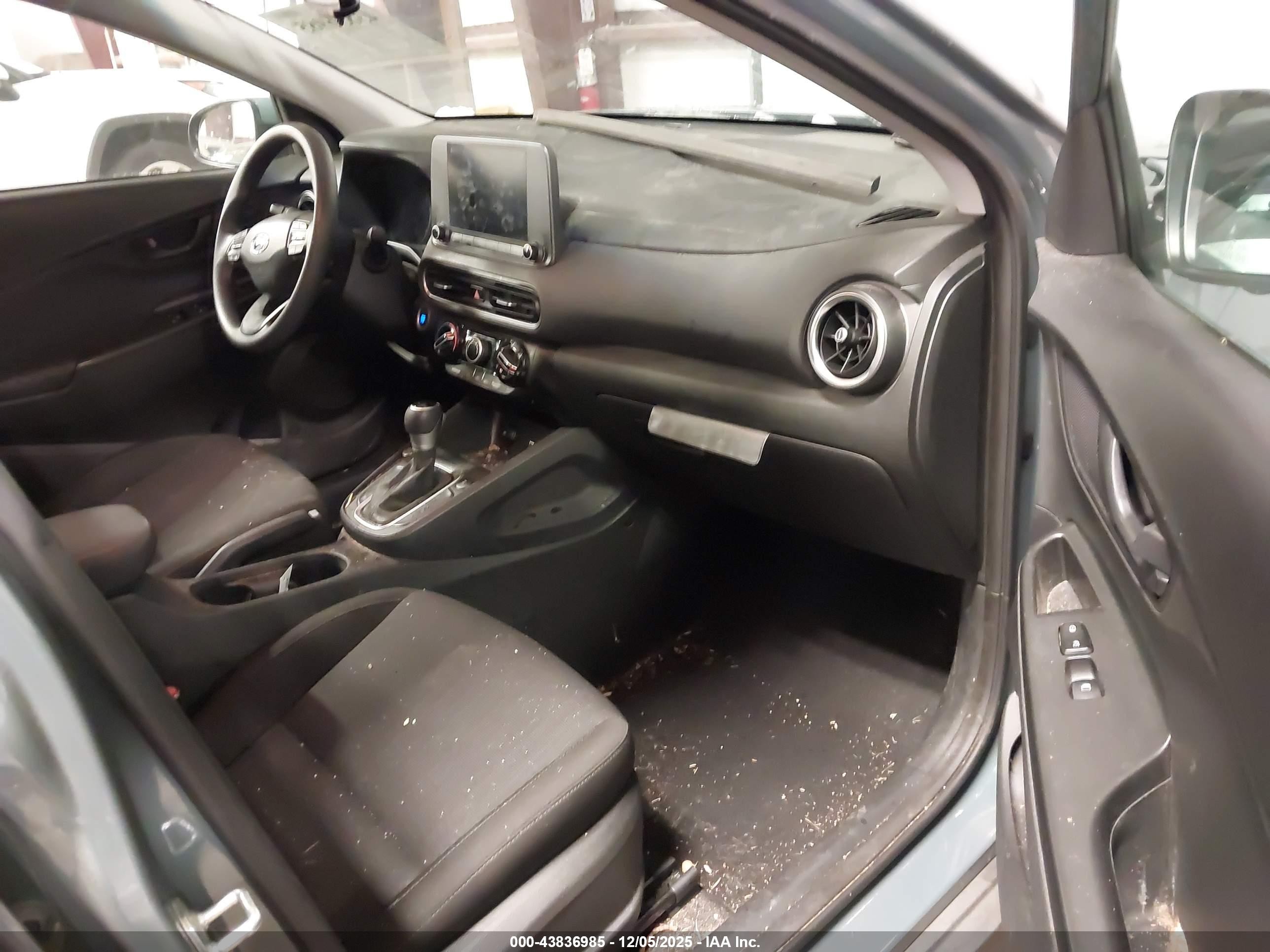 2022 Hyundai Kona Sel Серый vin: KM8K6CAB0NU769375