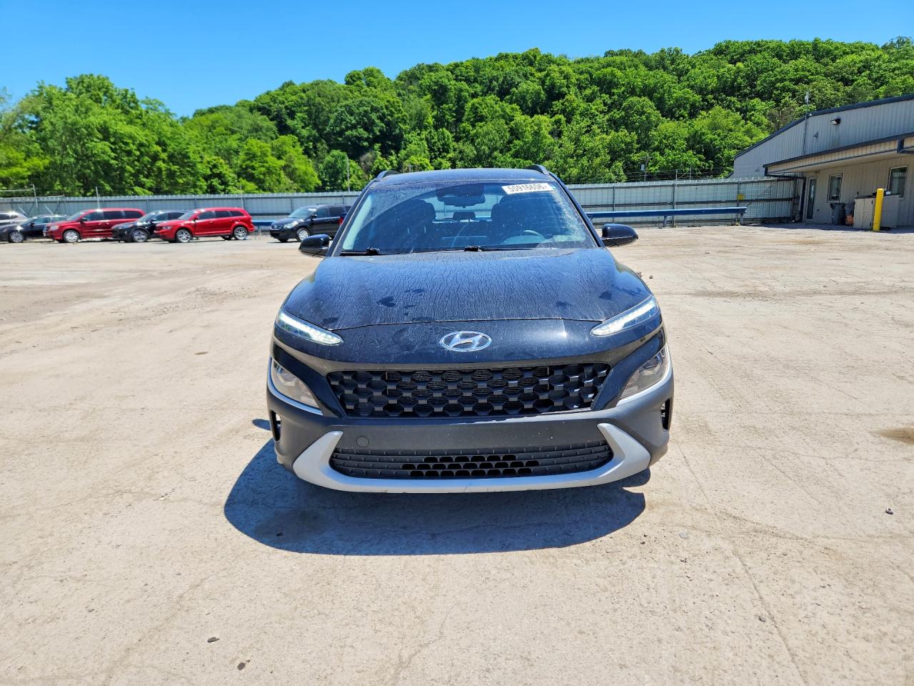 2022 Hyundai Kona Sel Черный vin: KM8K6CAB0NU922384