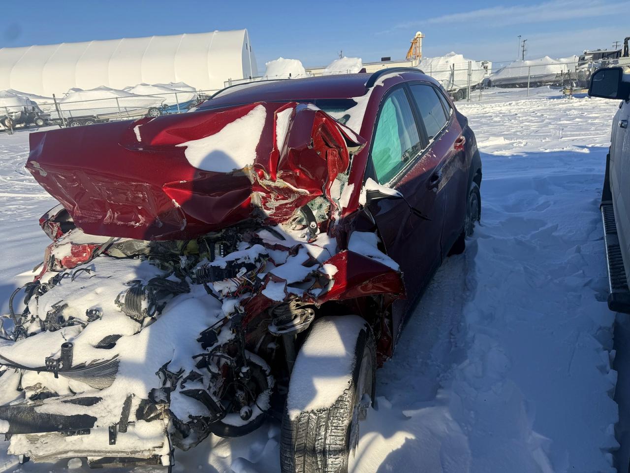 2023 Hyundai Kona Sel Red vin: KM8K6CAB2PU040359