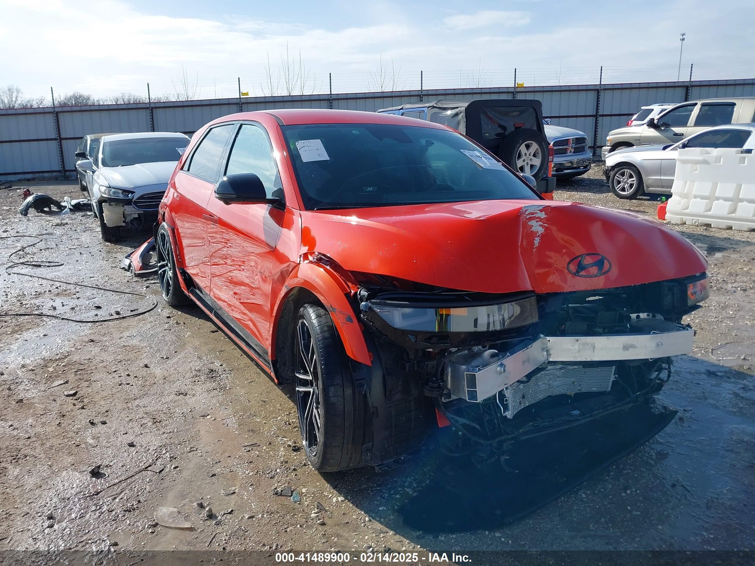 2025 Hyundai Ioniq 5 N   Оранжевый vin: KM8KNDA82SU003401