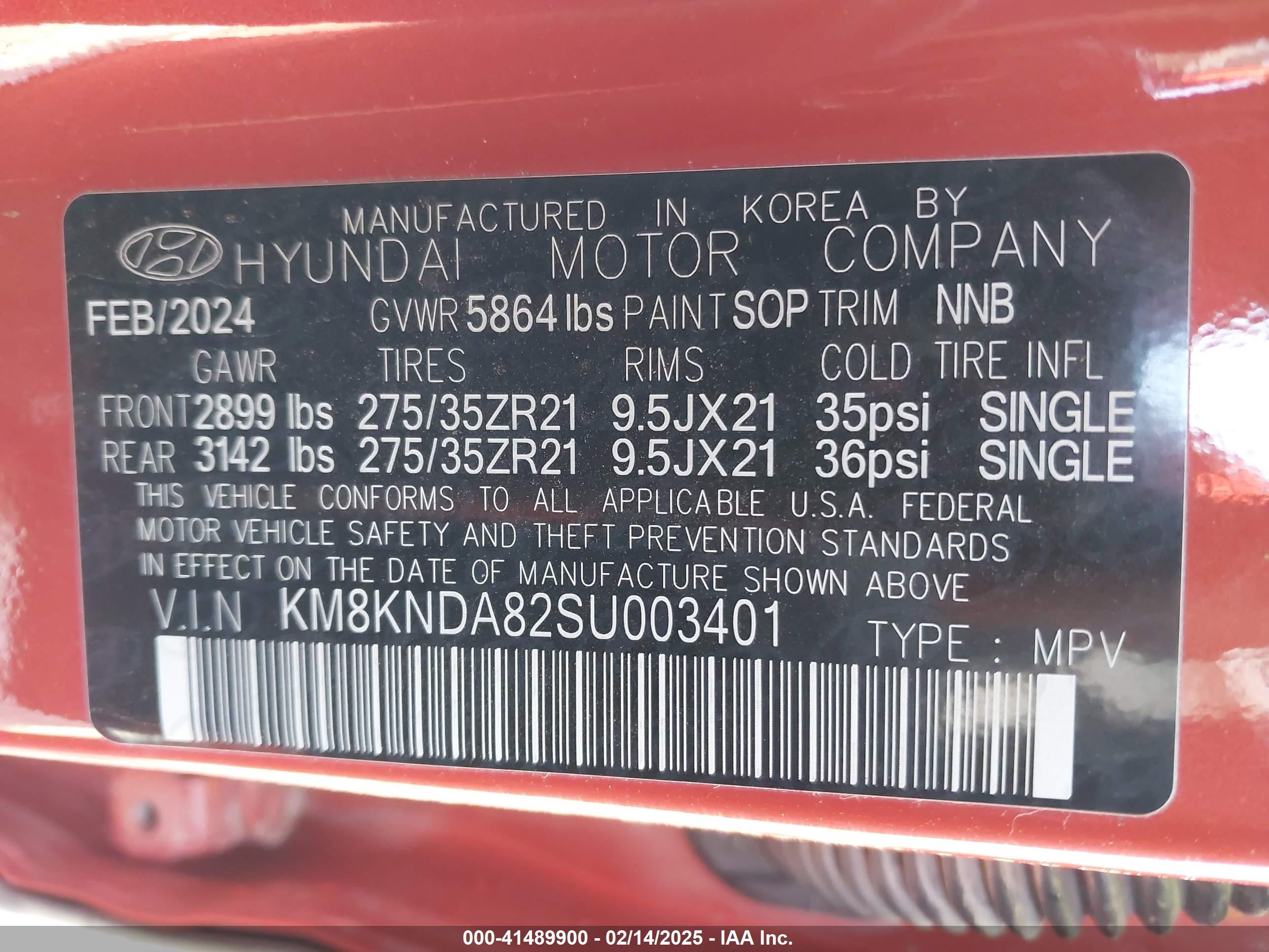 2025 Hyundai Ioniq 5 N   Orange vin: KM8KNDA82SU003401