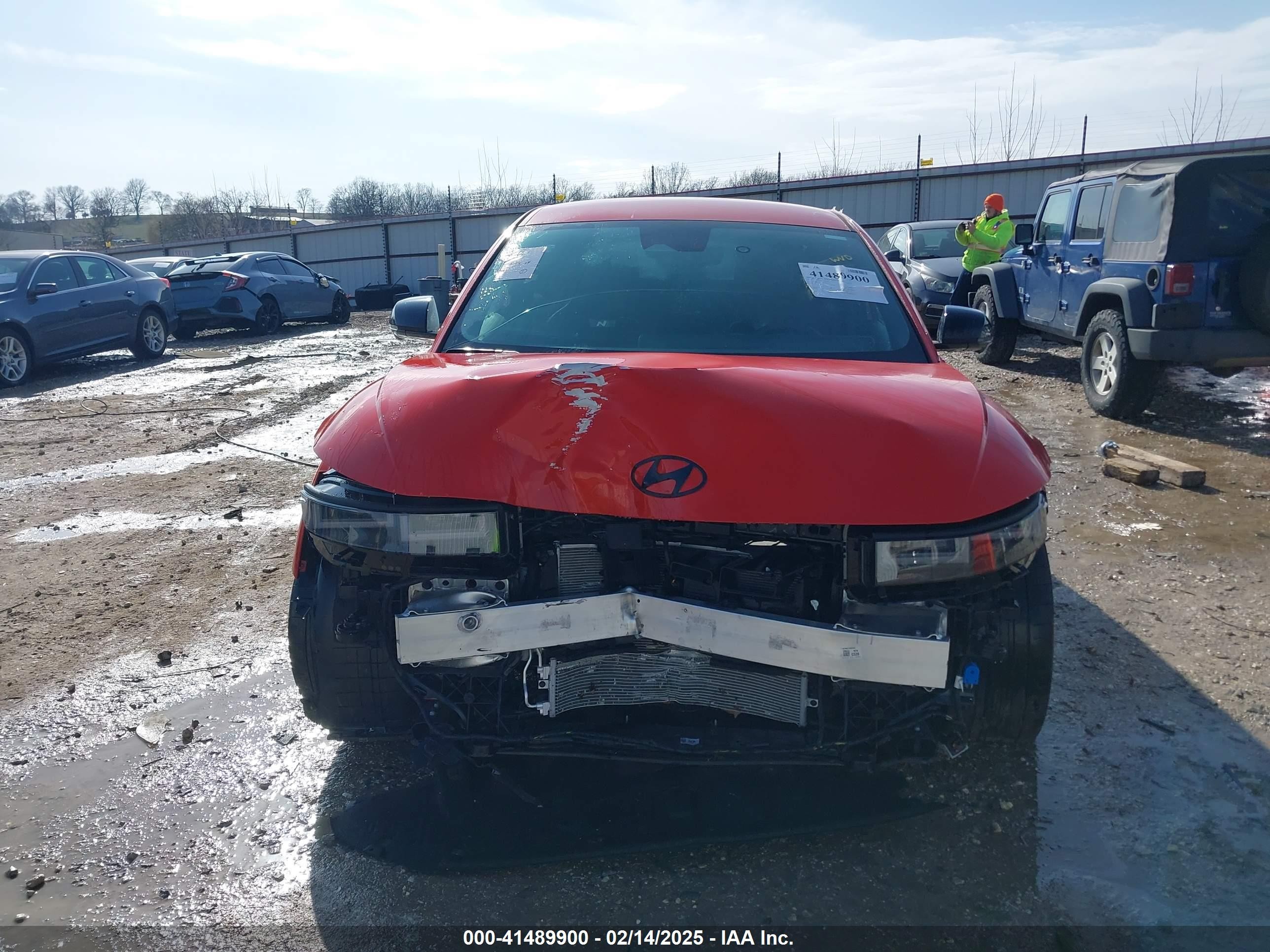 2025 Hyundai Ioniq 5 N   Orange vin: KM8KNDA82SU003401