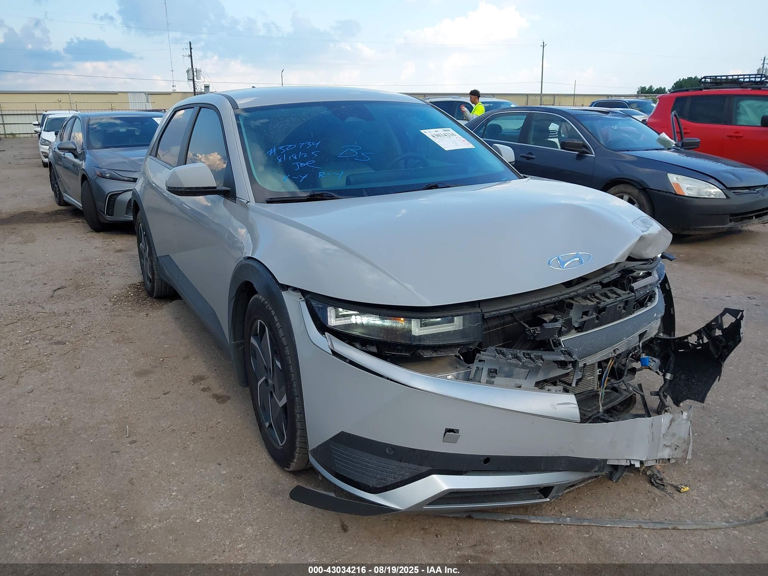 2022 Hyundai Ioniq 5 Sel Silver vin: KM8KNDAFXNU095148