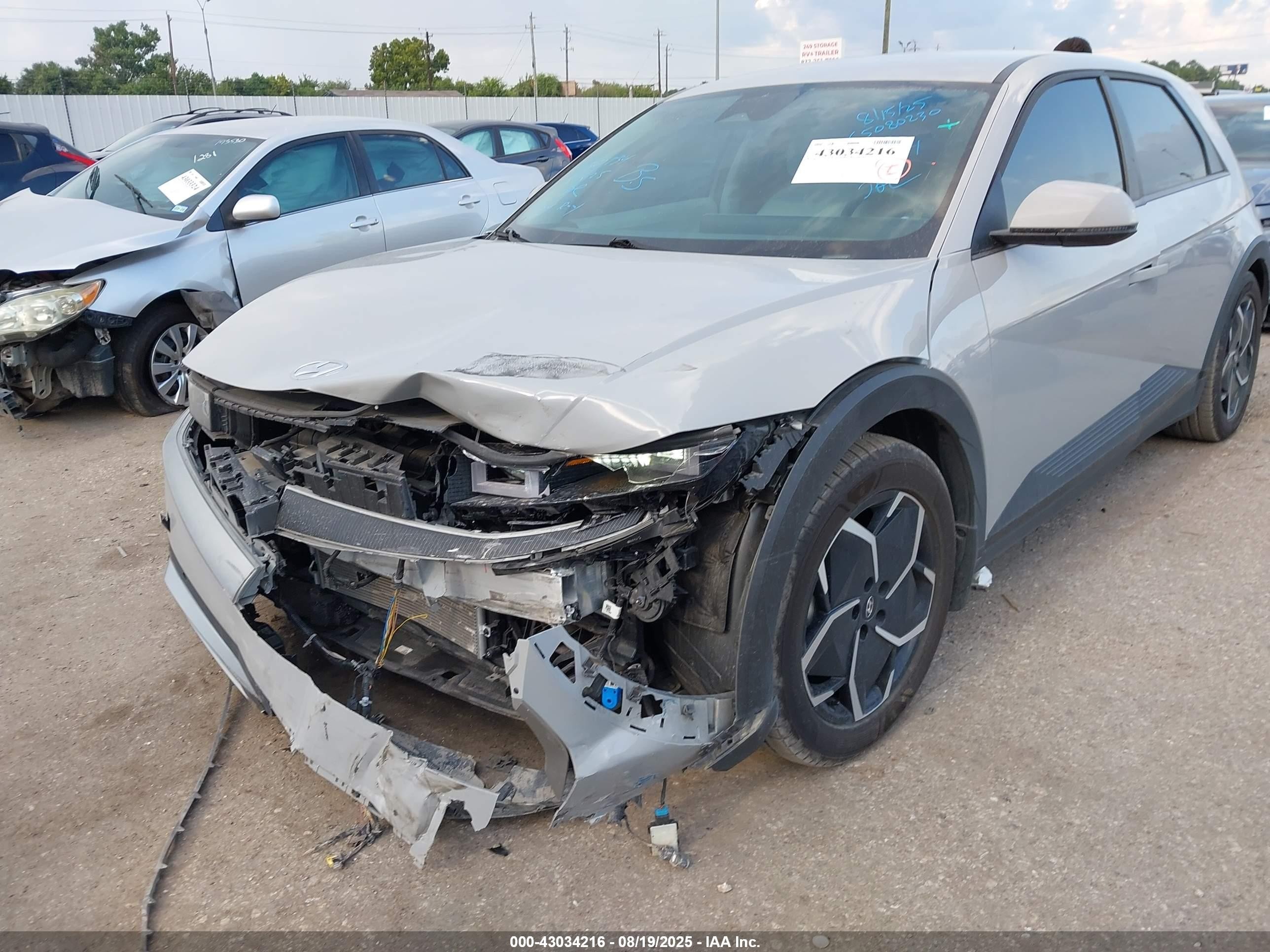 2022 Hyundai Ioniq 5 Sel Silver vin: KM8KNDAFXNU095148