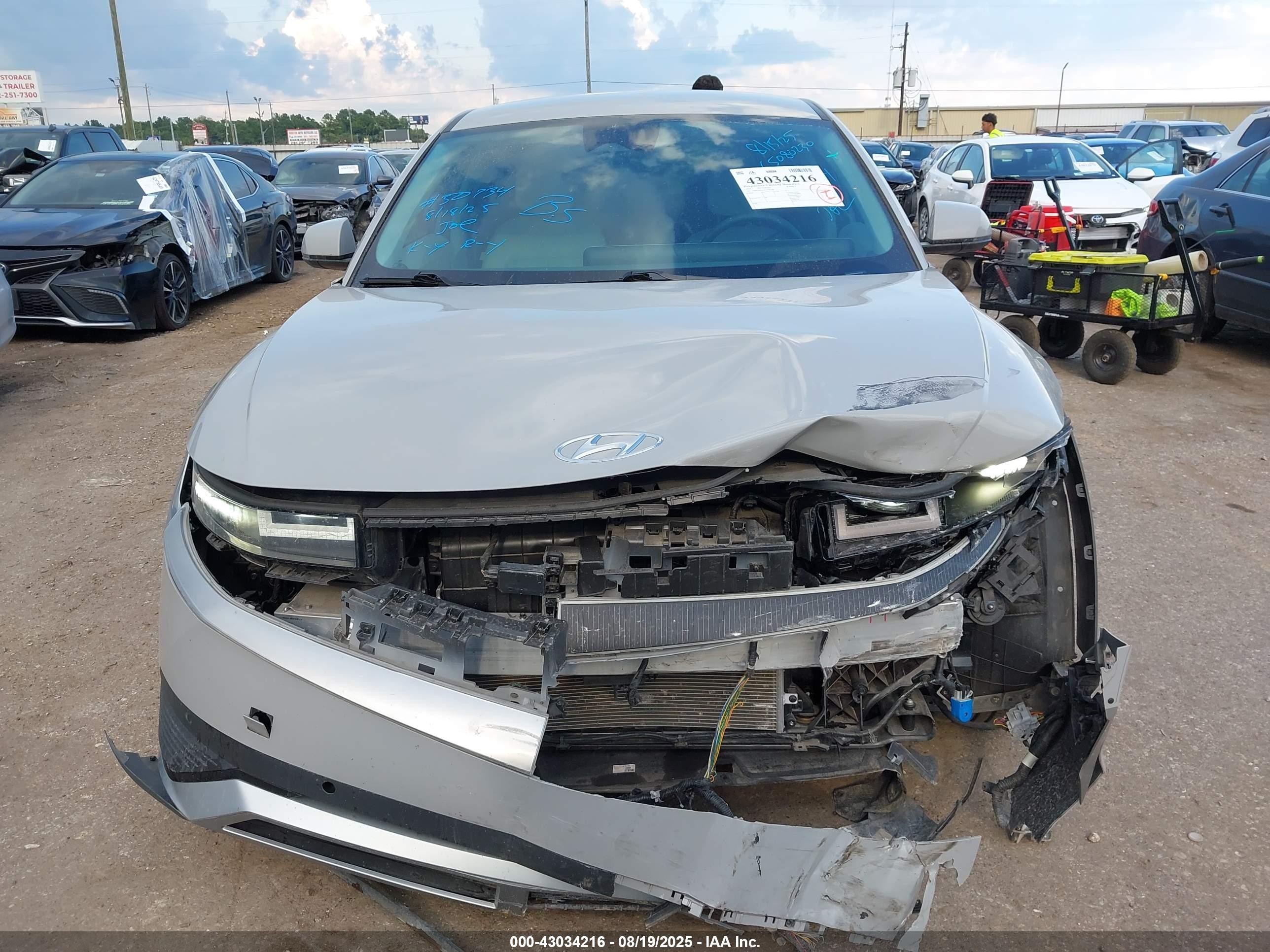 2022 Hyundai Ioniq 5 Sel Silver vin: KM8KNDAFXNU095148