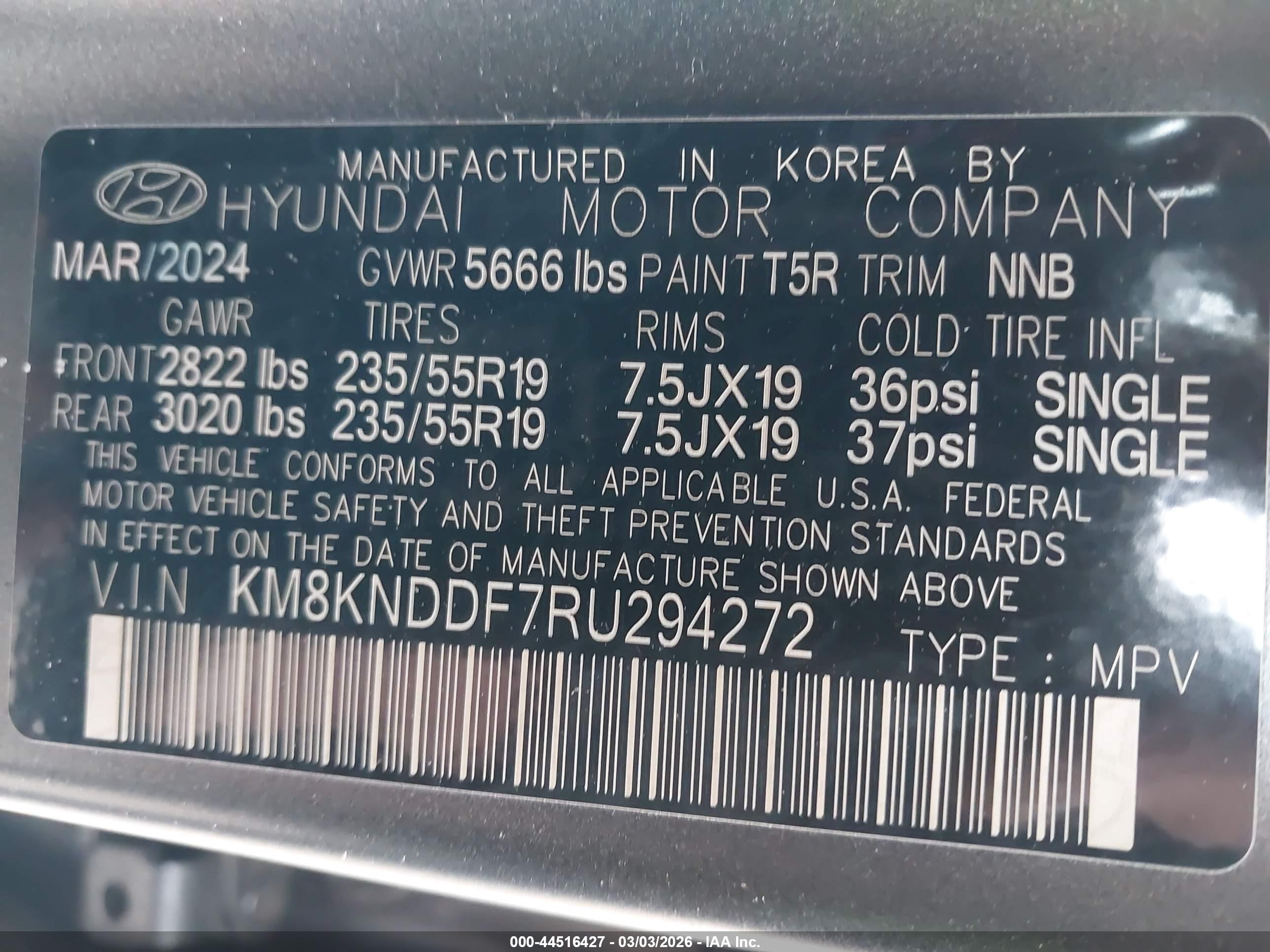2024 Hyundai Ioniq 5 Sel Gray vin: KM8KNDDF7RU294272