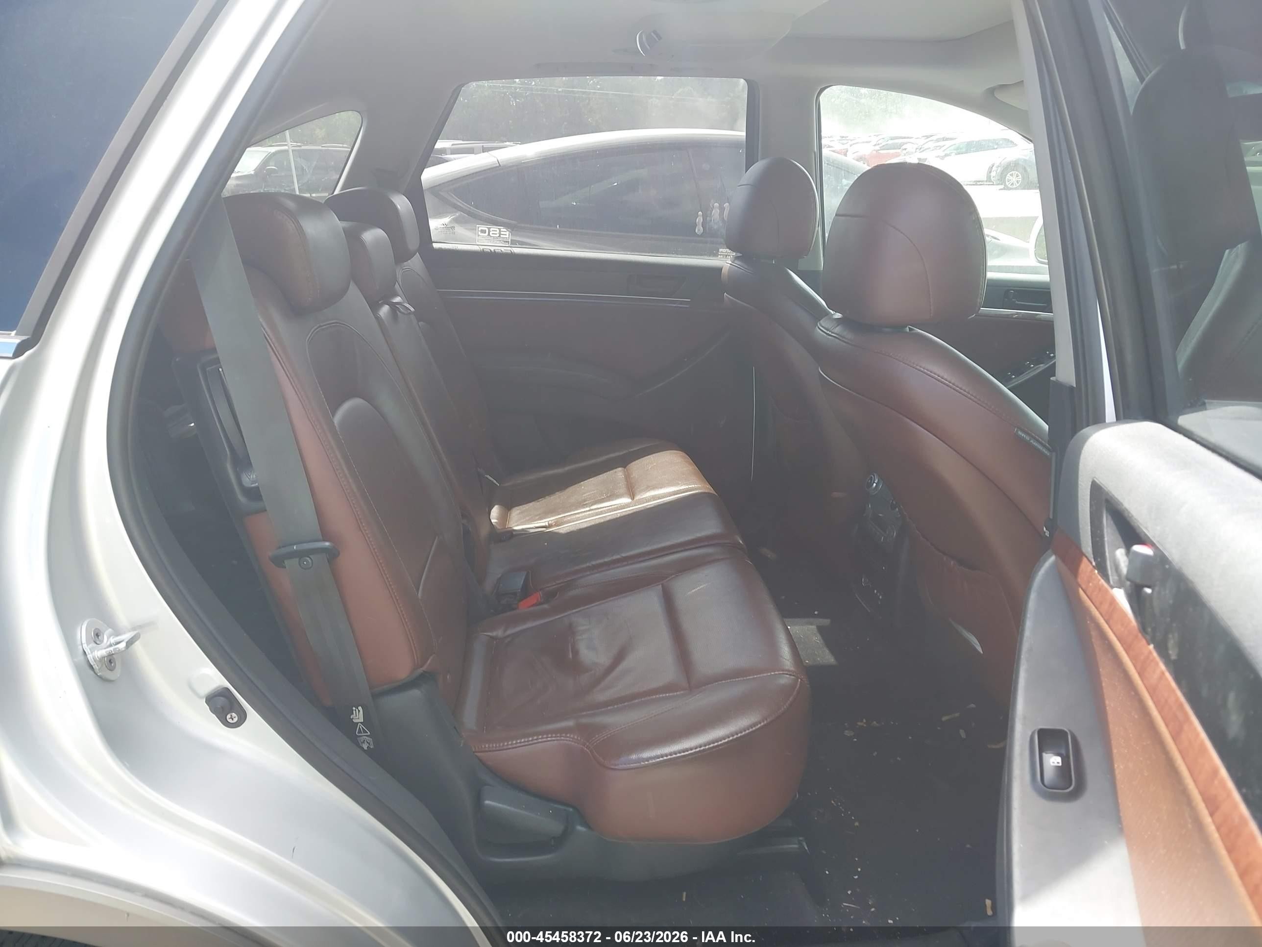 2007 Hyundai Veracruz Gls/limited/se Silver vin: KM8NU13C07U024299
