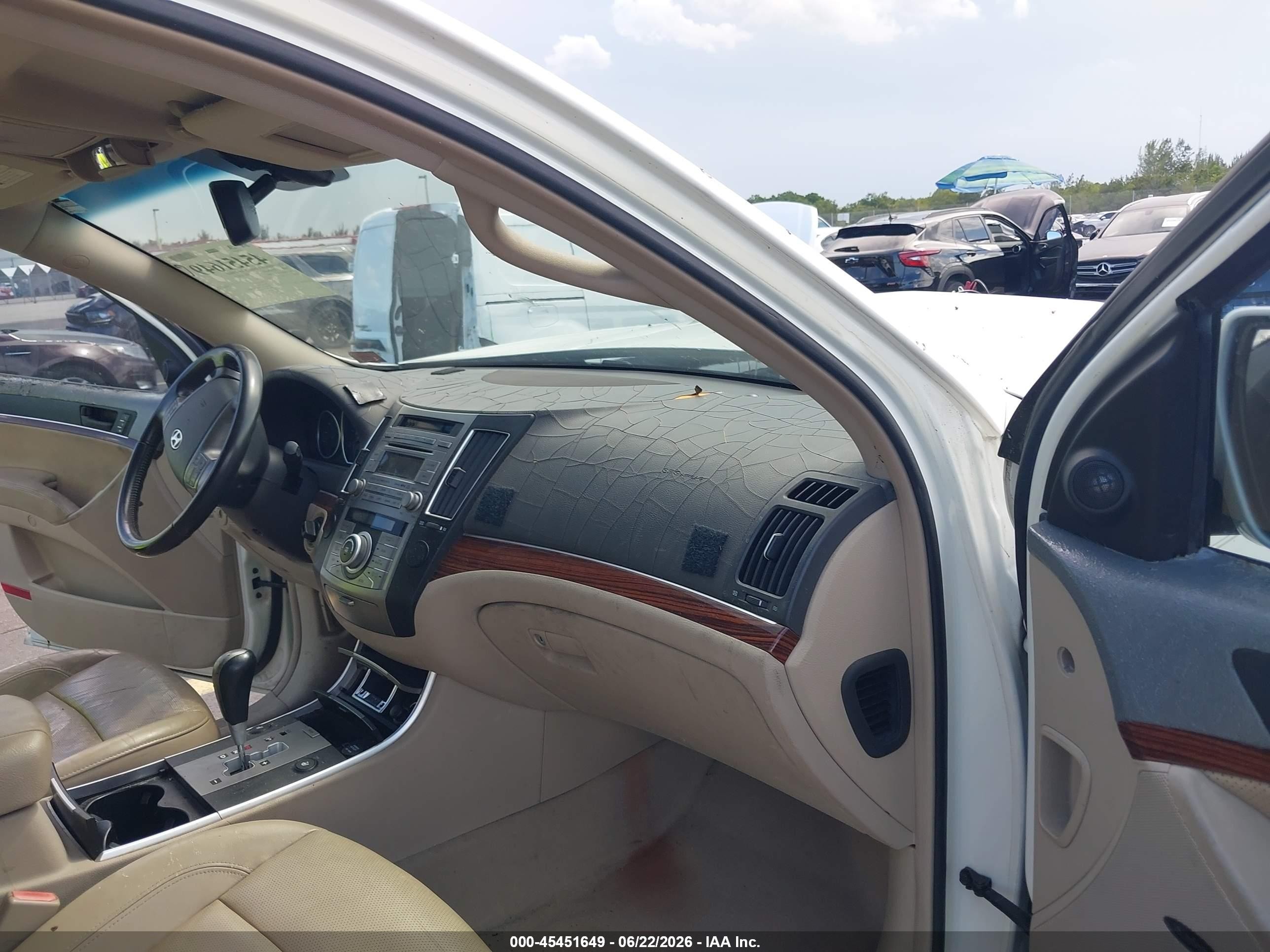 2008 Hyundai Veracruz Gls/limited/se White vin: KM8NU13C08U030699