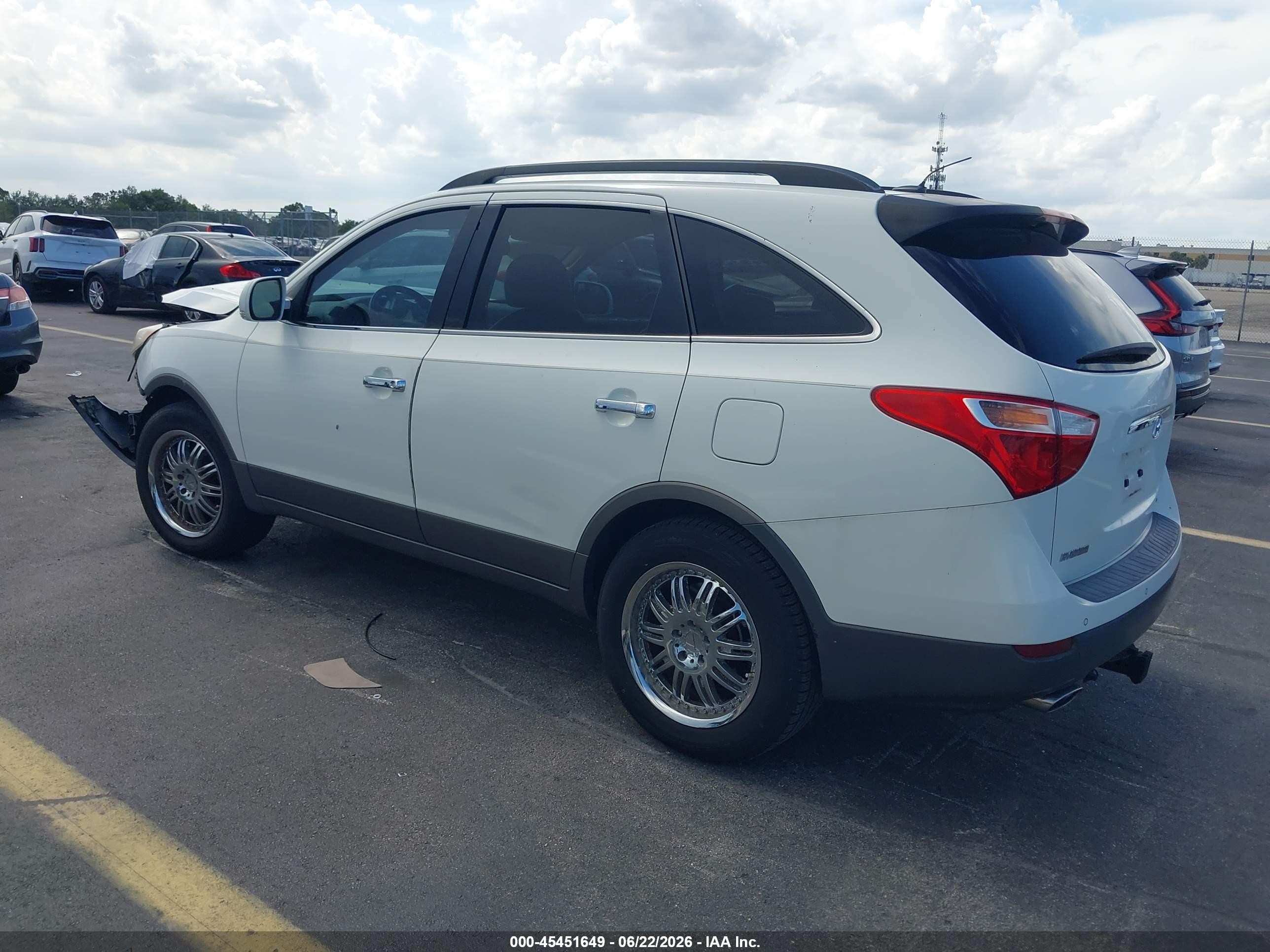 2008 Hyundai Veracruz Gls/limited/se White vin: KM8NU13C08U030699