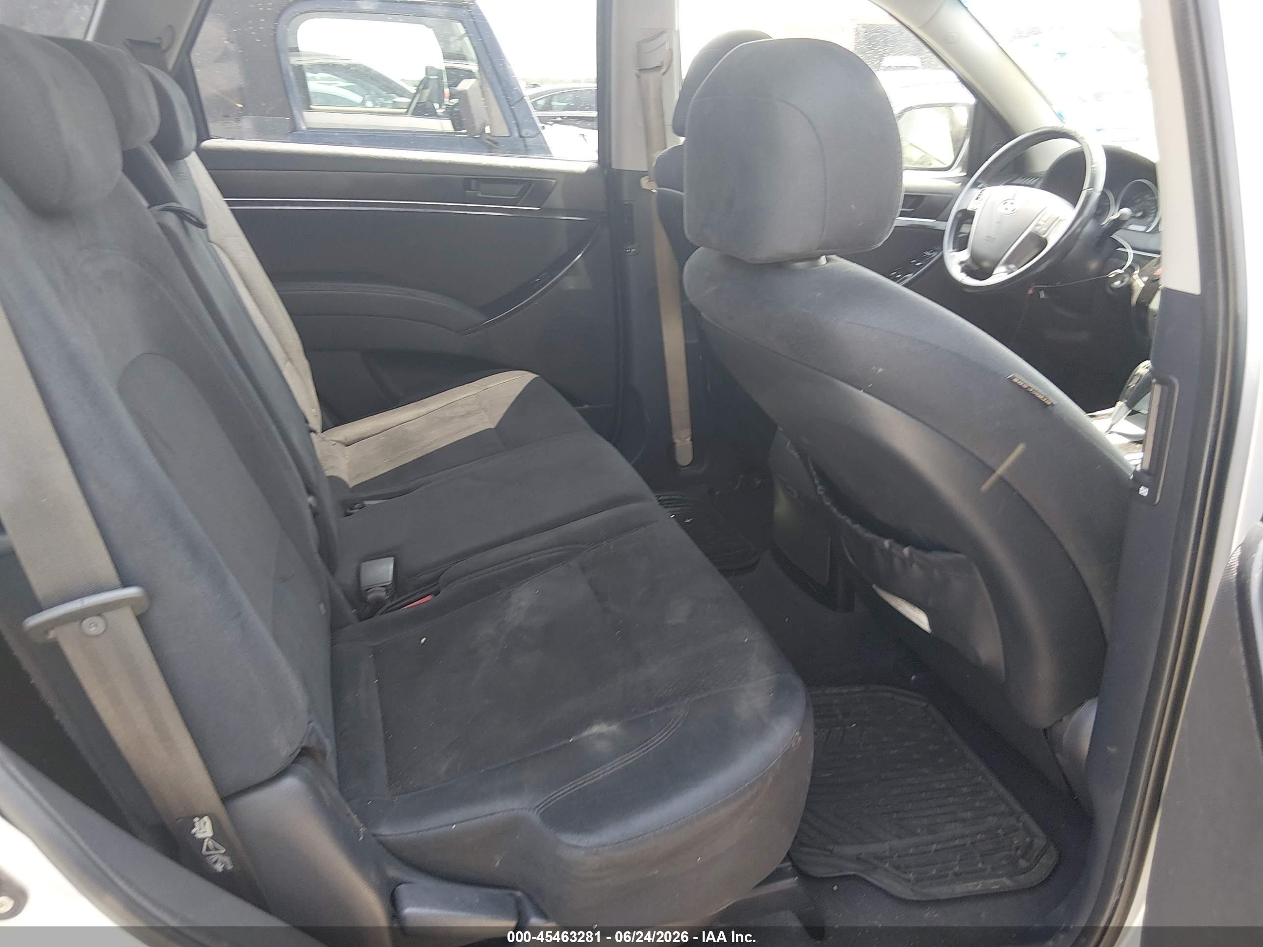 2008 Hyundai Veracruz Gls/limited/se Silver vin: KM8NU13C08U034364