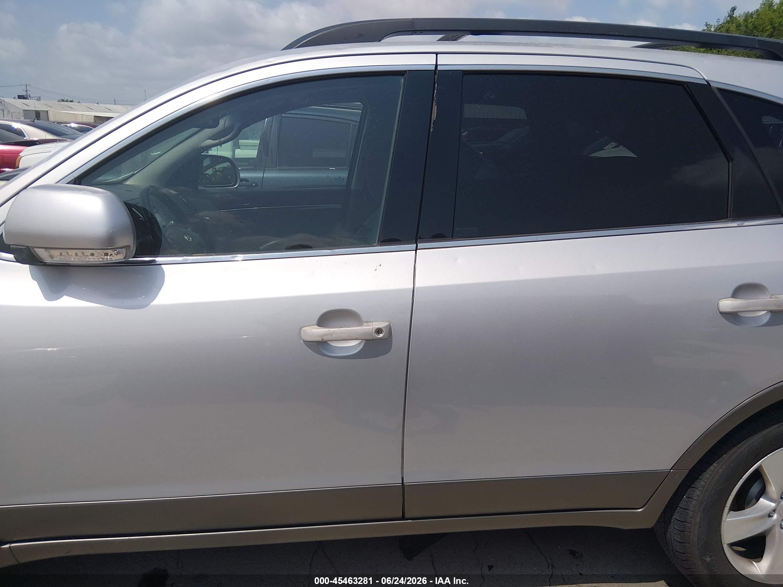 2008 Hyundai Veracruz Gls/limited/se Silver vin: KM8NU13C08U034364