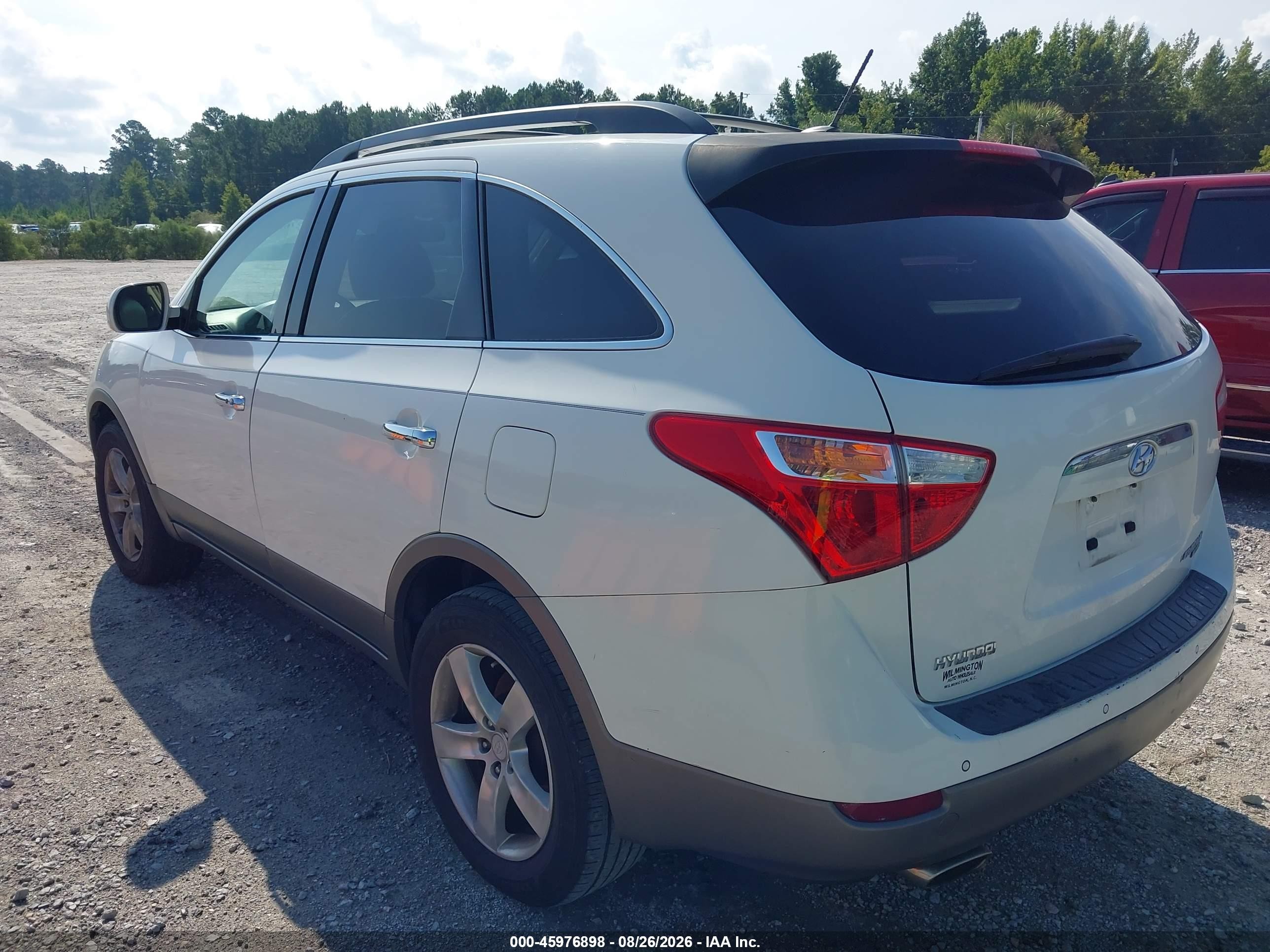 2008 Hyundai Veracruz Gls/limited/se White vin: KM8NU13C08U035949