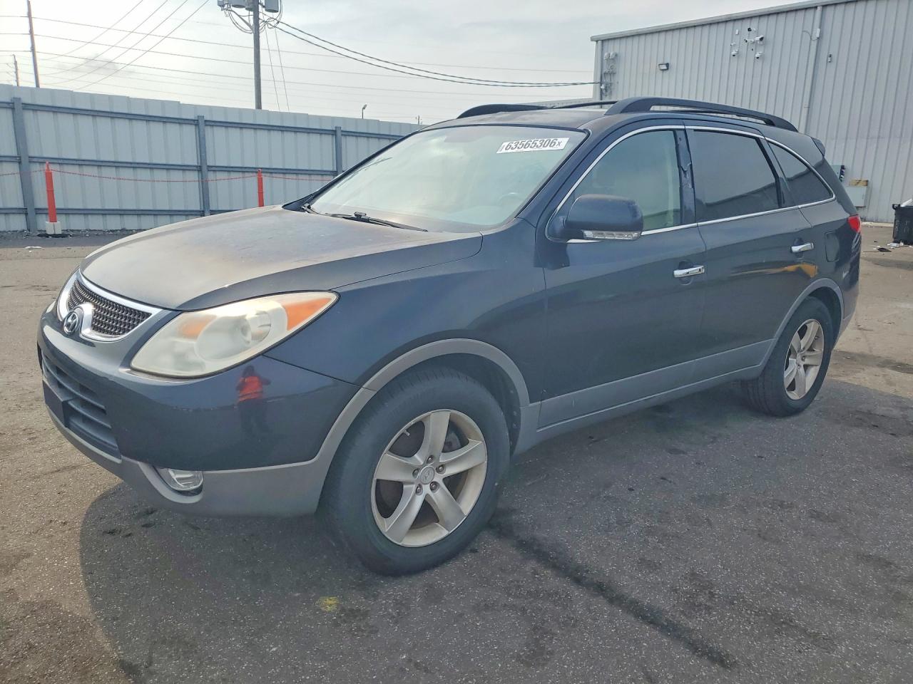 2008 Hyundai Veracruz Gls Black vin: KM8NU13C18U042196