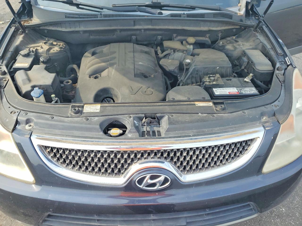 2008 Hyundai Veracruz Gls Black vin: KM8NU13C18U042196