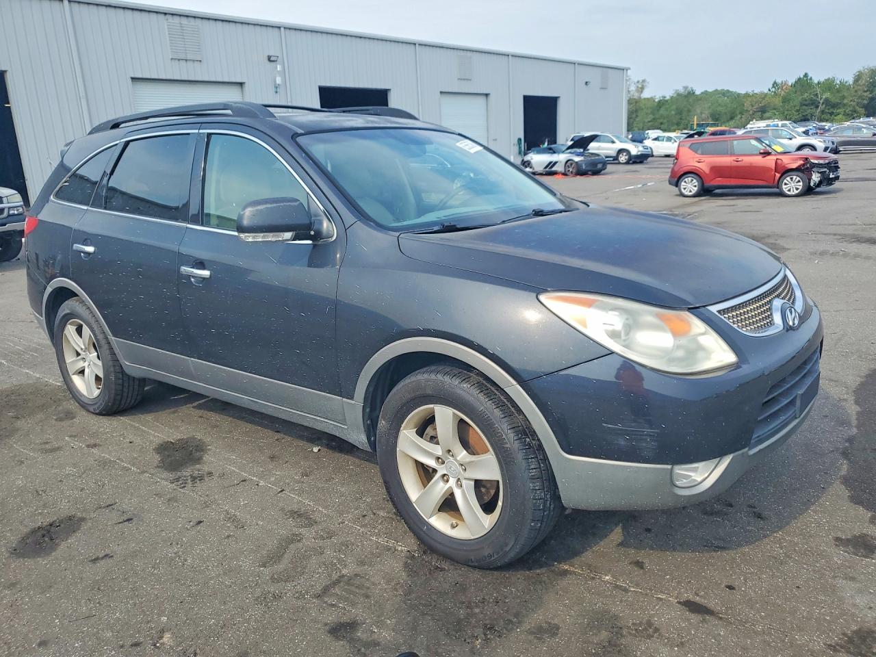2008 Hyundai Veracruz Gls Black vin: KM8NU13C18U042196