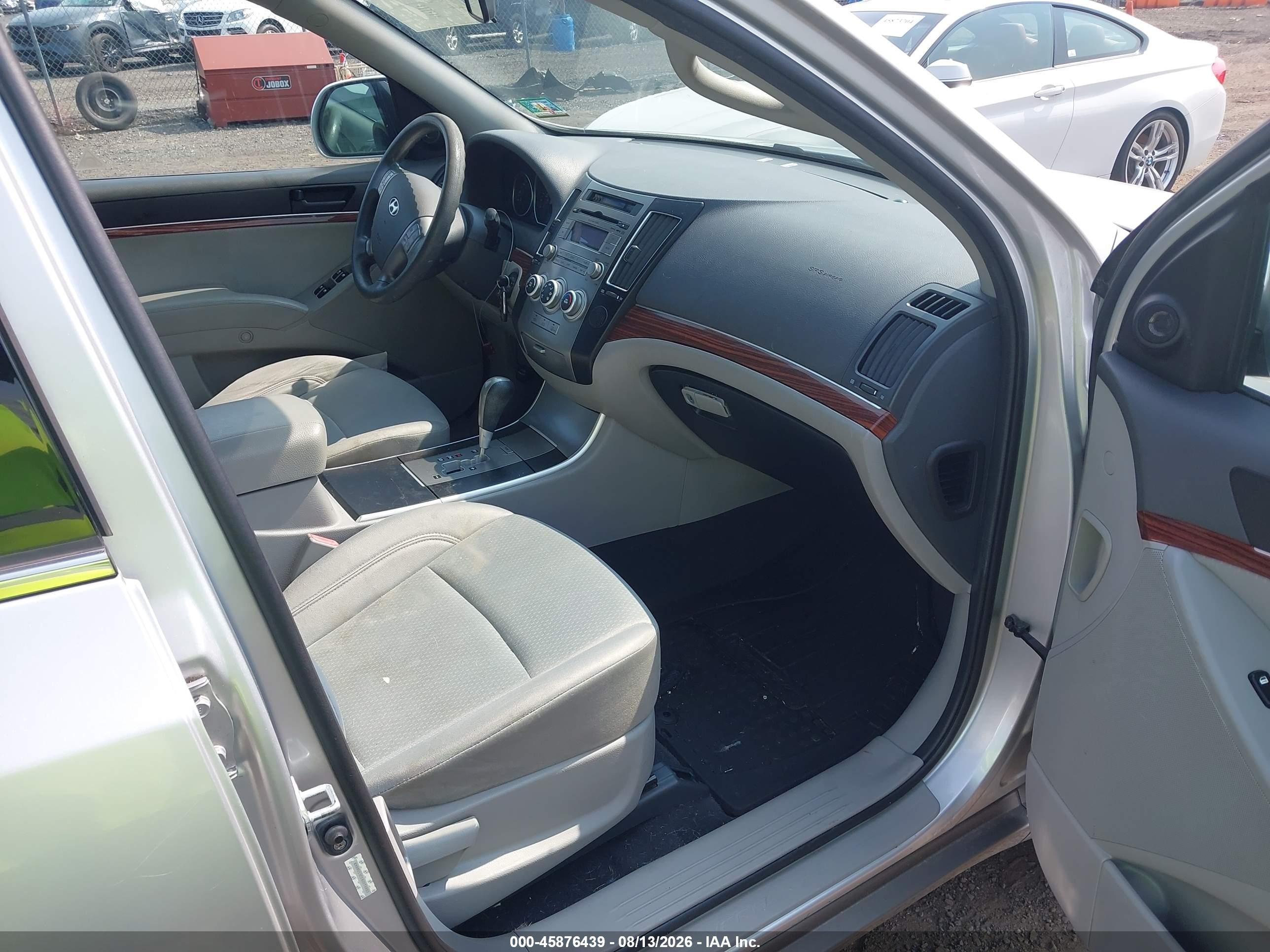 2008 Hyundai Veracruz Gls/limited/se Silver vin: KM8NU13C18U076803