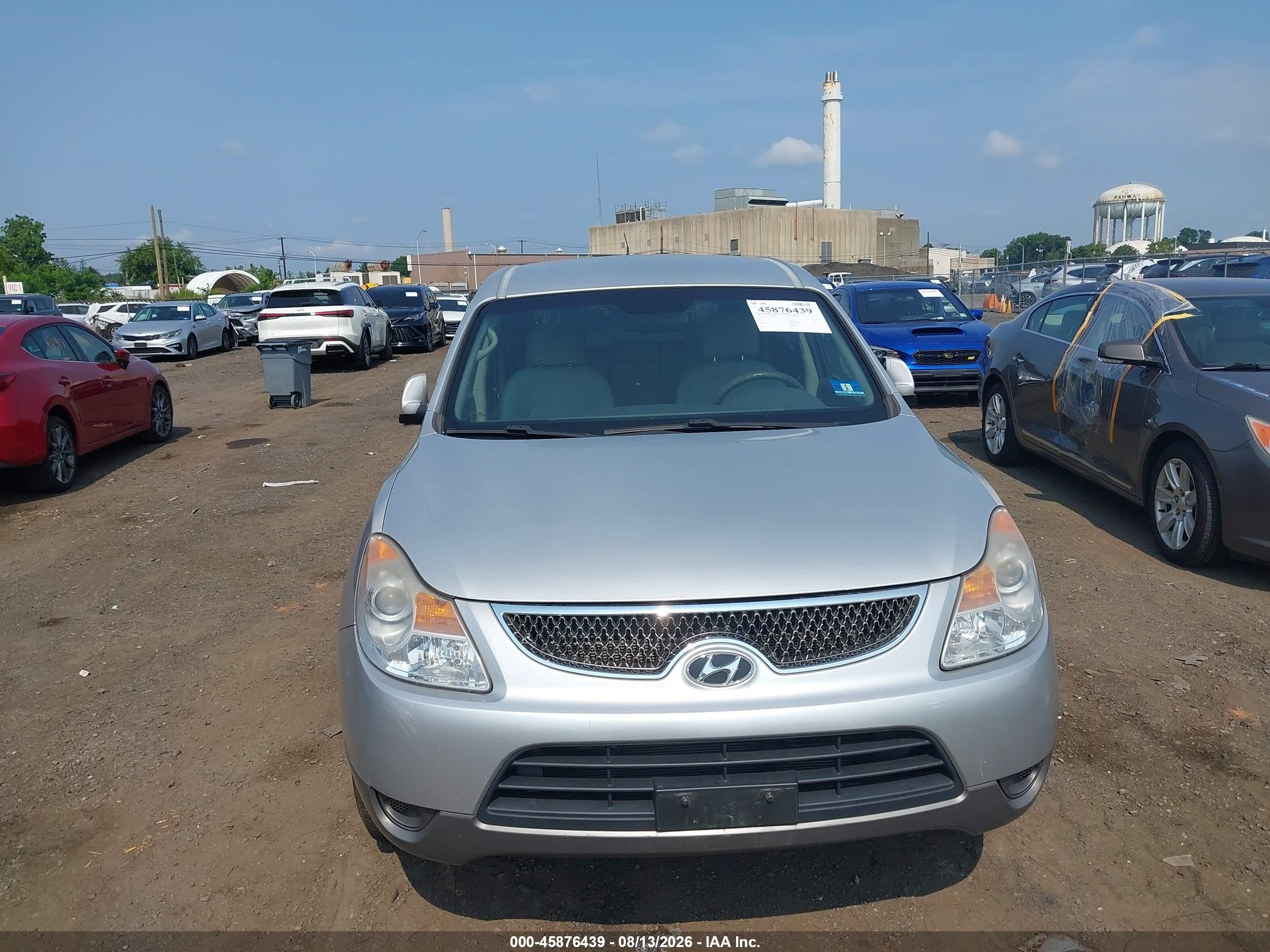 2008 Hyundai Veracruz Gls/limited/se Silver vin: KM8NU13C18U076803